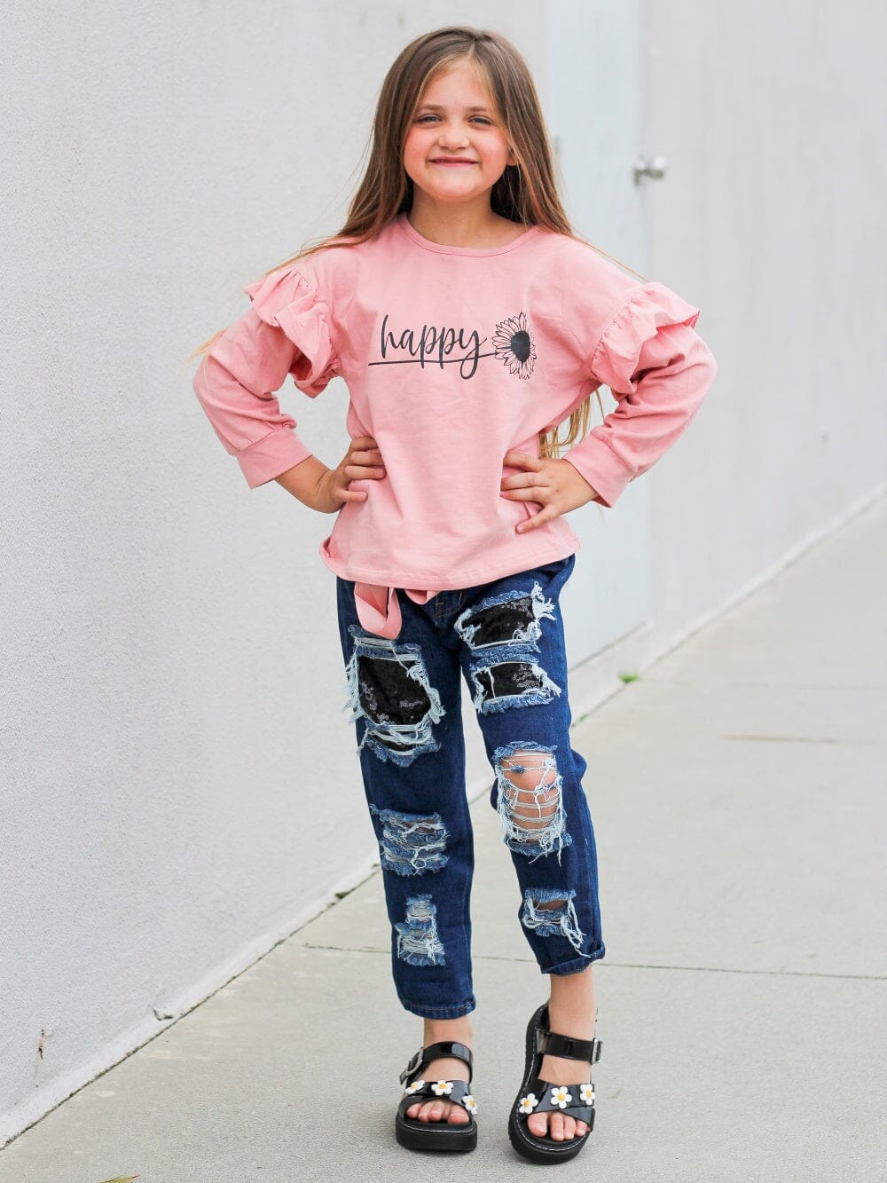 Girls Denim Styles, Outfits, Jeans, Shorts Sets, Jumpers, & More