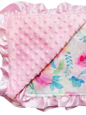 Soft Minky Dot Baby Blankets, Toddler Crib Blankets