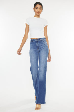 Kancan Ultra High Waist Gradient Flare Jeans - Sydney So Sweet