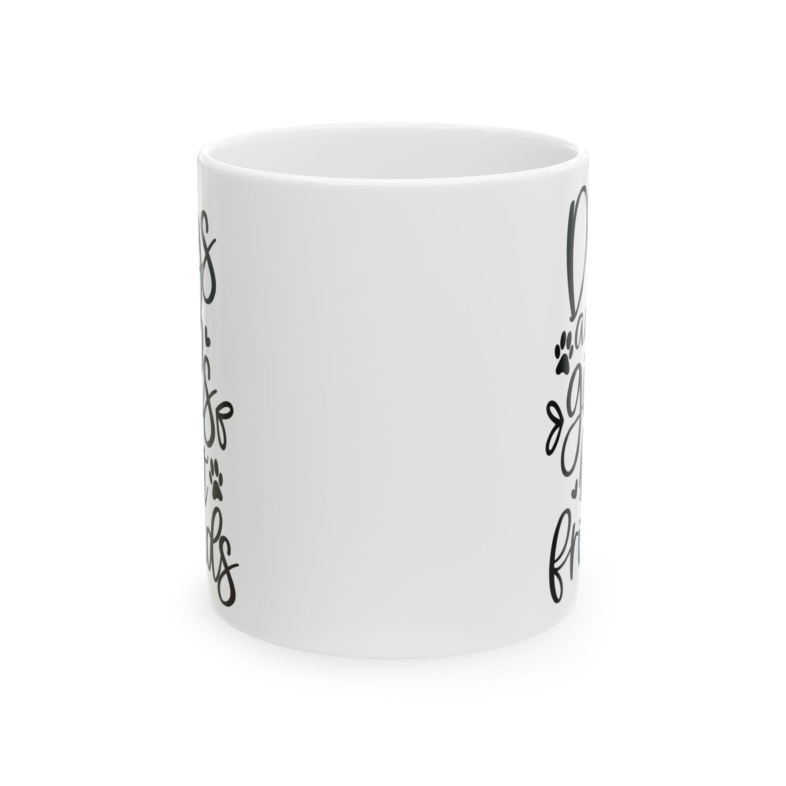 Dogs are Girls Best Friends Cute Ceramic Mug Coffee Cup (11oz & 15oz)