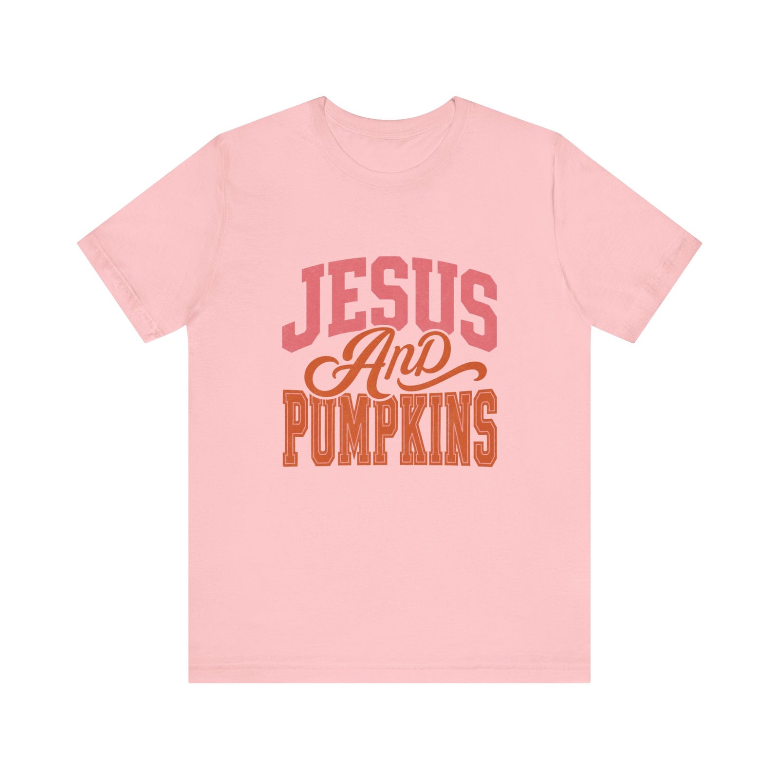 Jesus And Pumpkins Tee Fall Christian Graphic T-Shirt