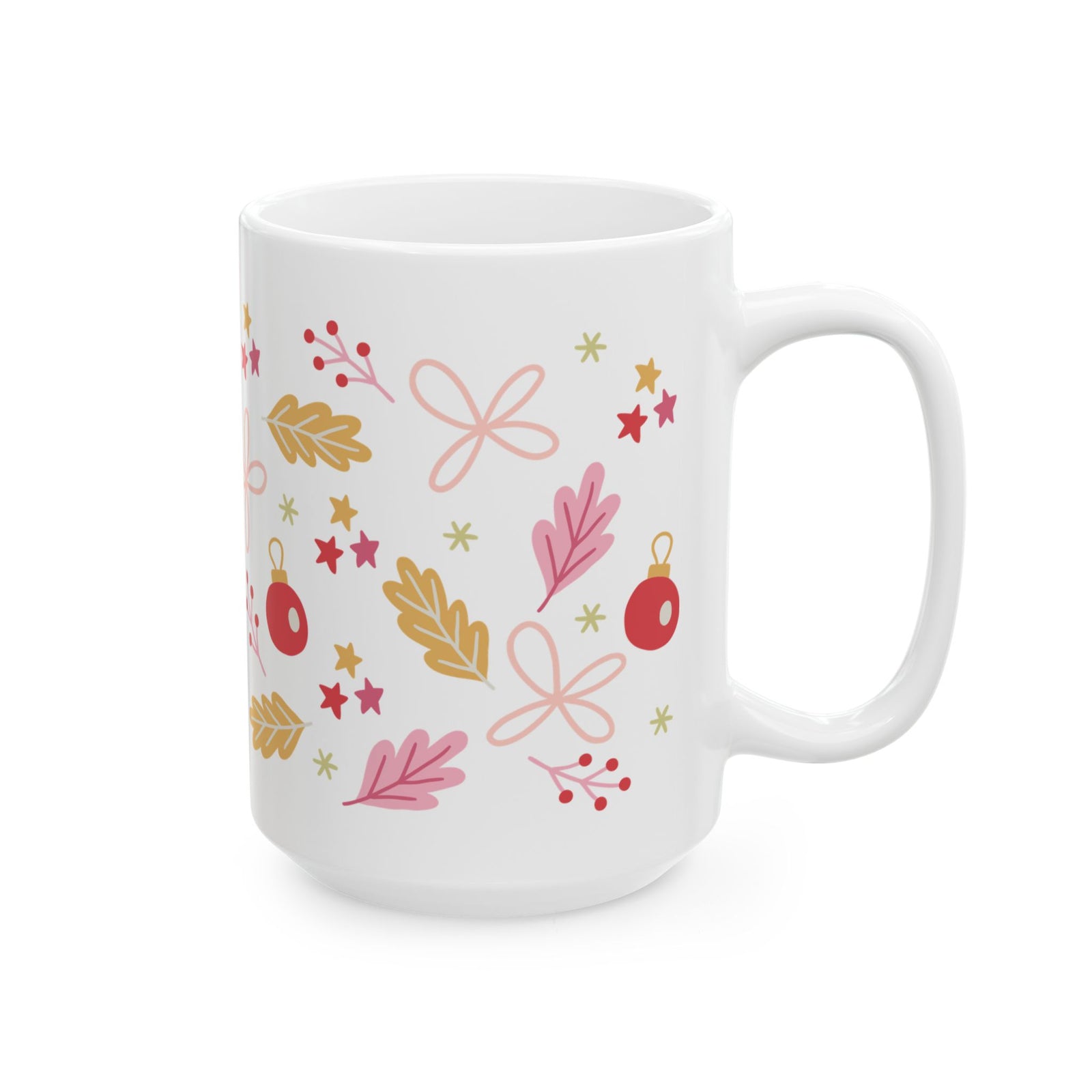 Cheerful Christmas Ceramic Mug Coffee Cup (11oz & 15oz)