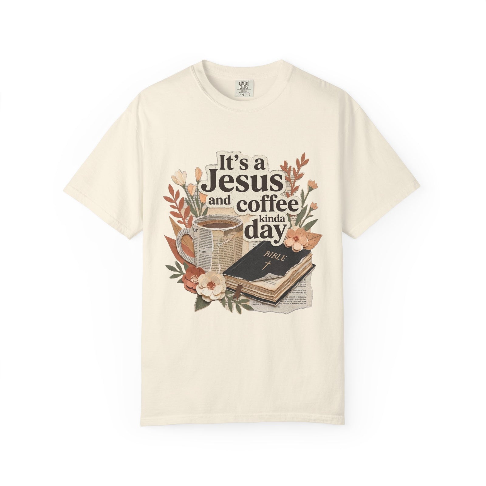 Jesus & Coffee Day T-Shirt Faith, Bible & Cozy Coffee Graphic Tee