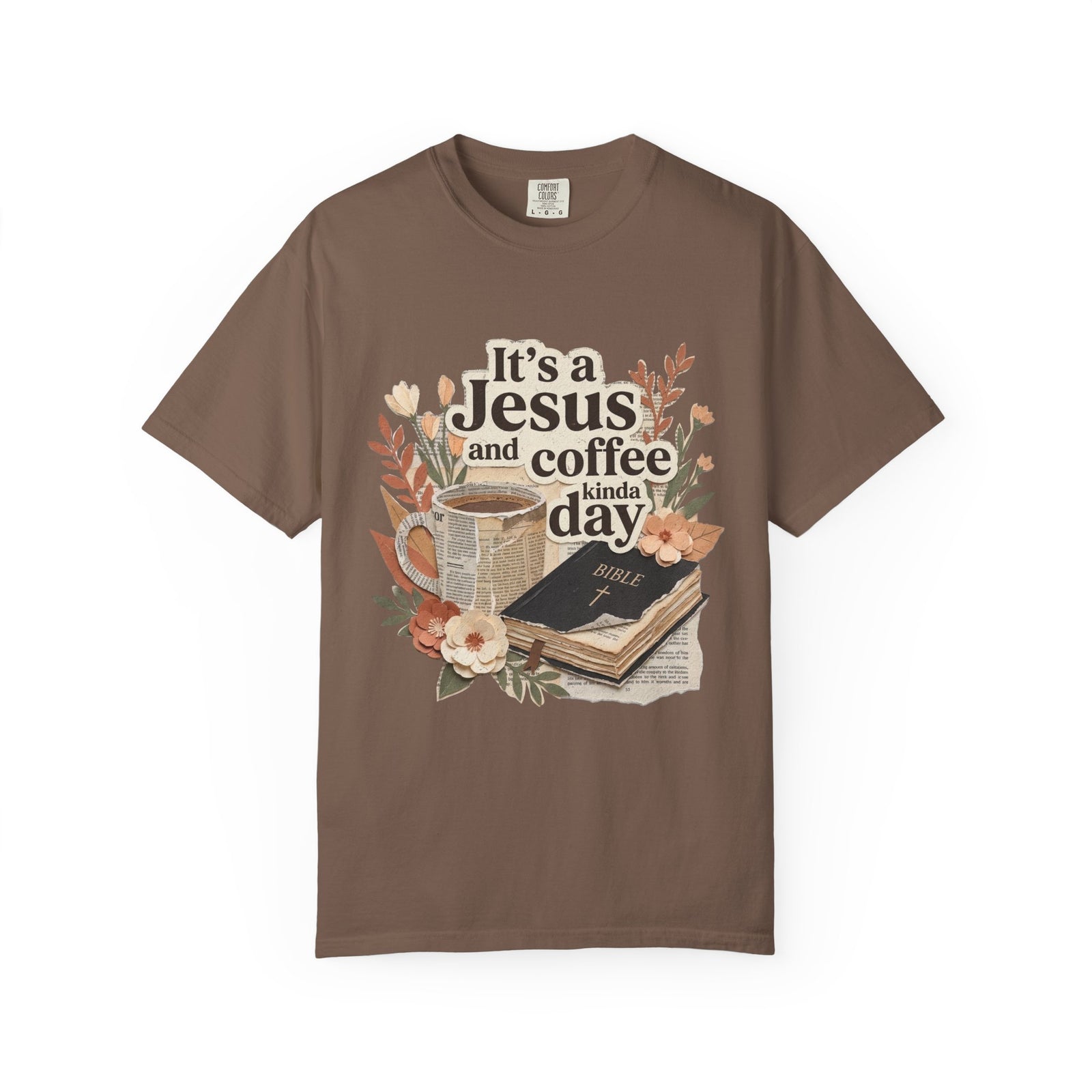 Jesus & Coffee Day T-Shirt Faith, Bible & Cozy Coffee Graphic Tee