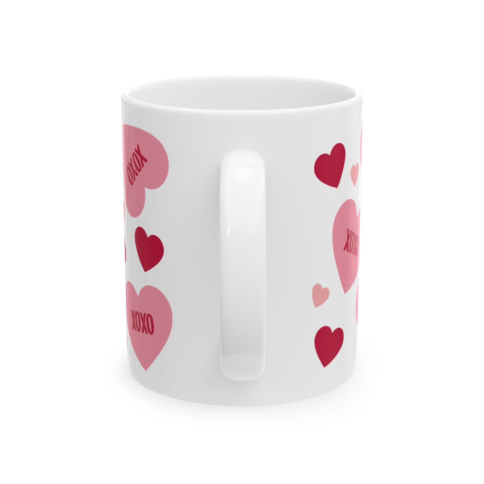 XOXO Hearts Mug — Cute Valentine’s Day Coffee Cup (11oz & 15oz) - Sydney So Sweet