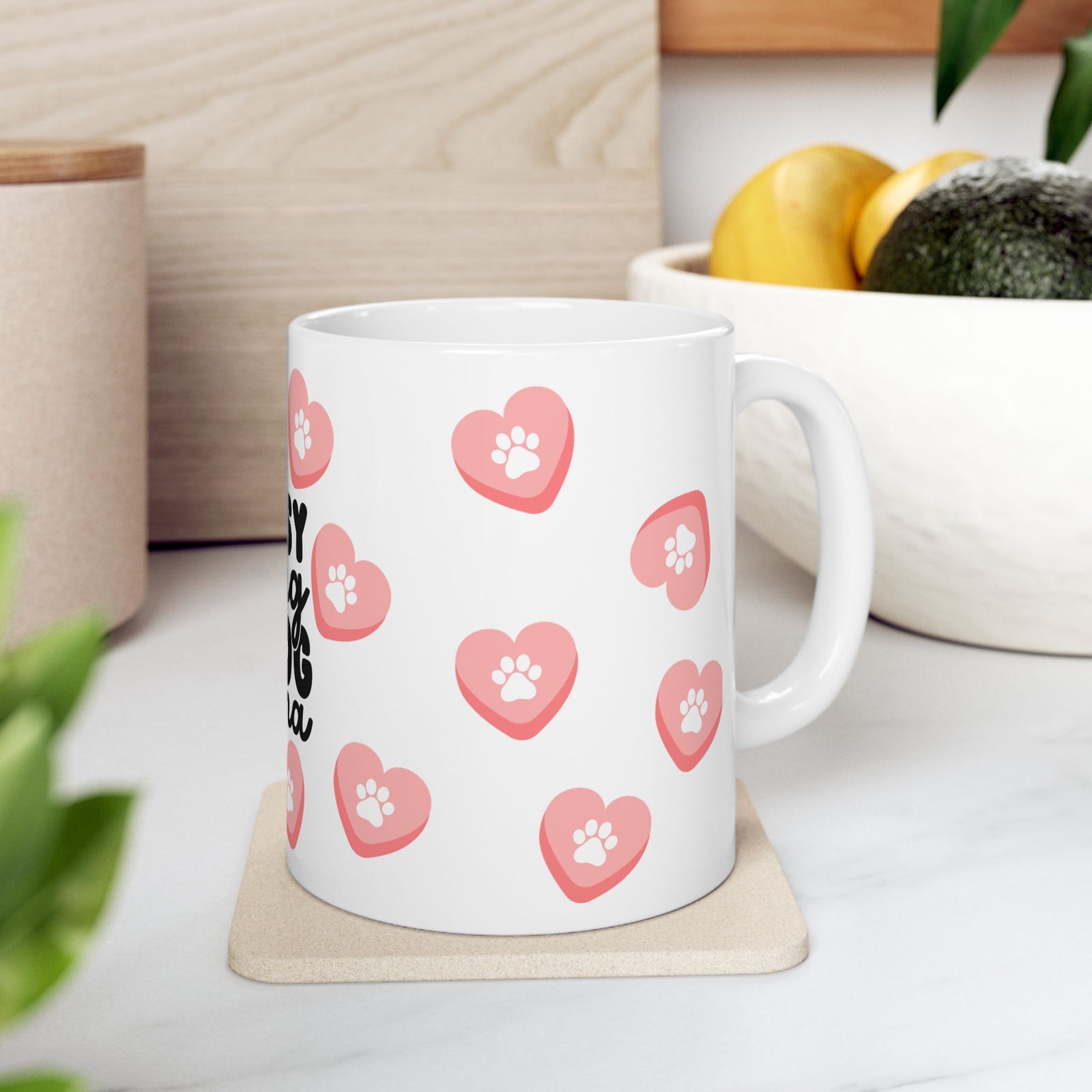 Busy Being a Dog Mama Cute Mug Coffee Cup (11oz & 15oz) - Sydney So Sweet