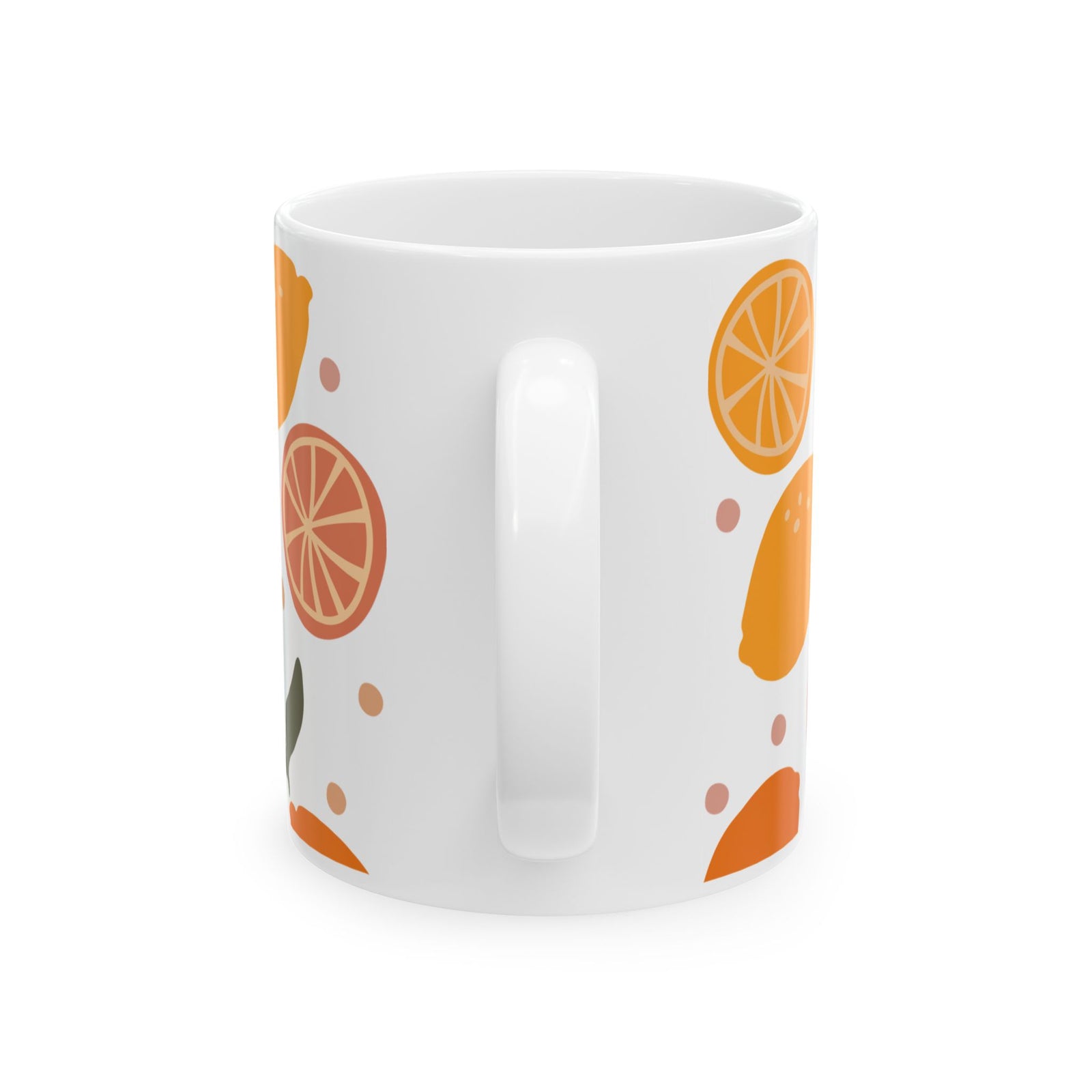 Citrus Orange & Lemon Fruits Ceramic Mug Coffee Cup (11oz & 15oz)