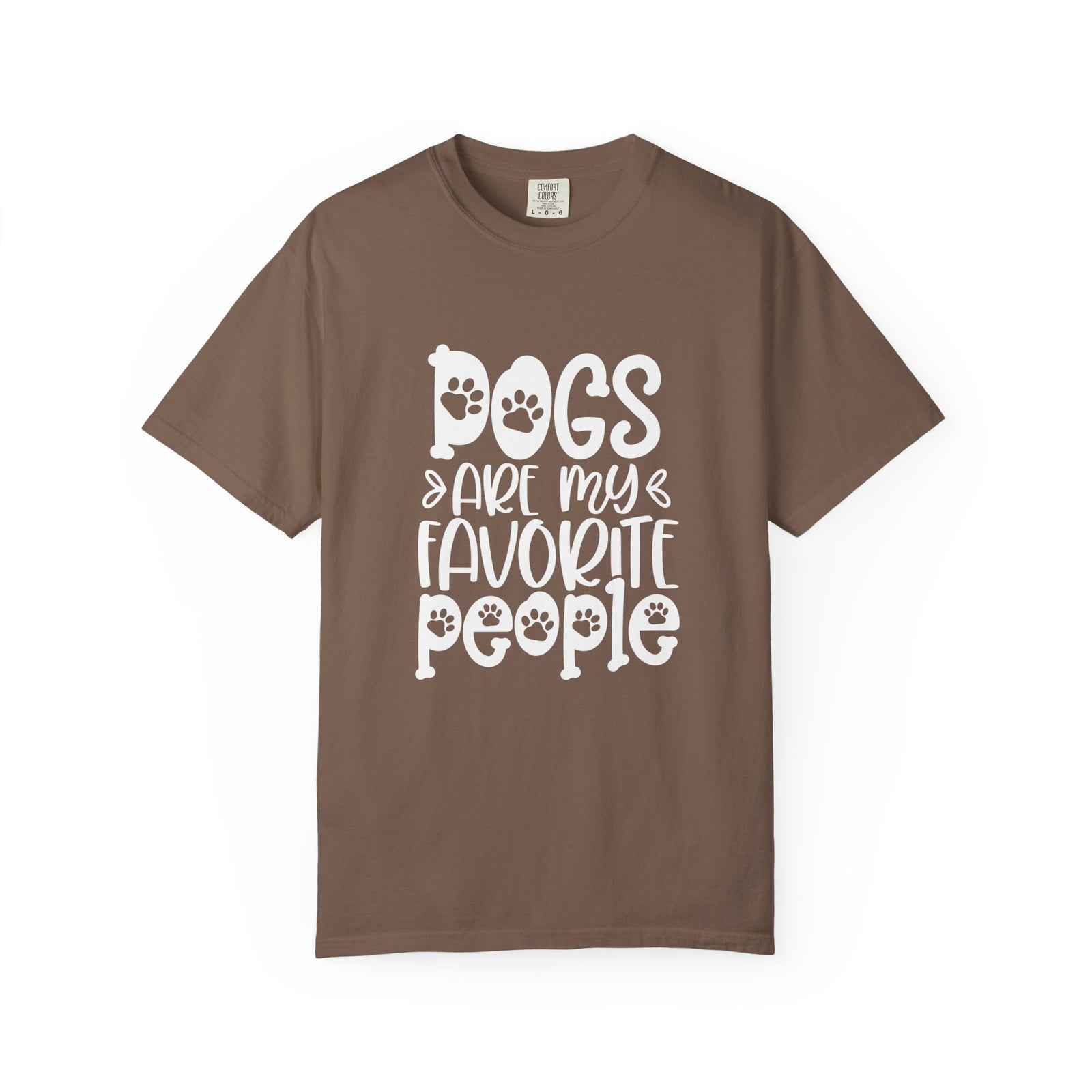 Dogs Are My Favorite People T-Shirt Dog Lover Graphic Tee