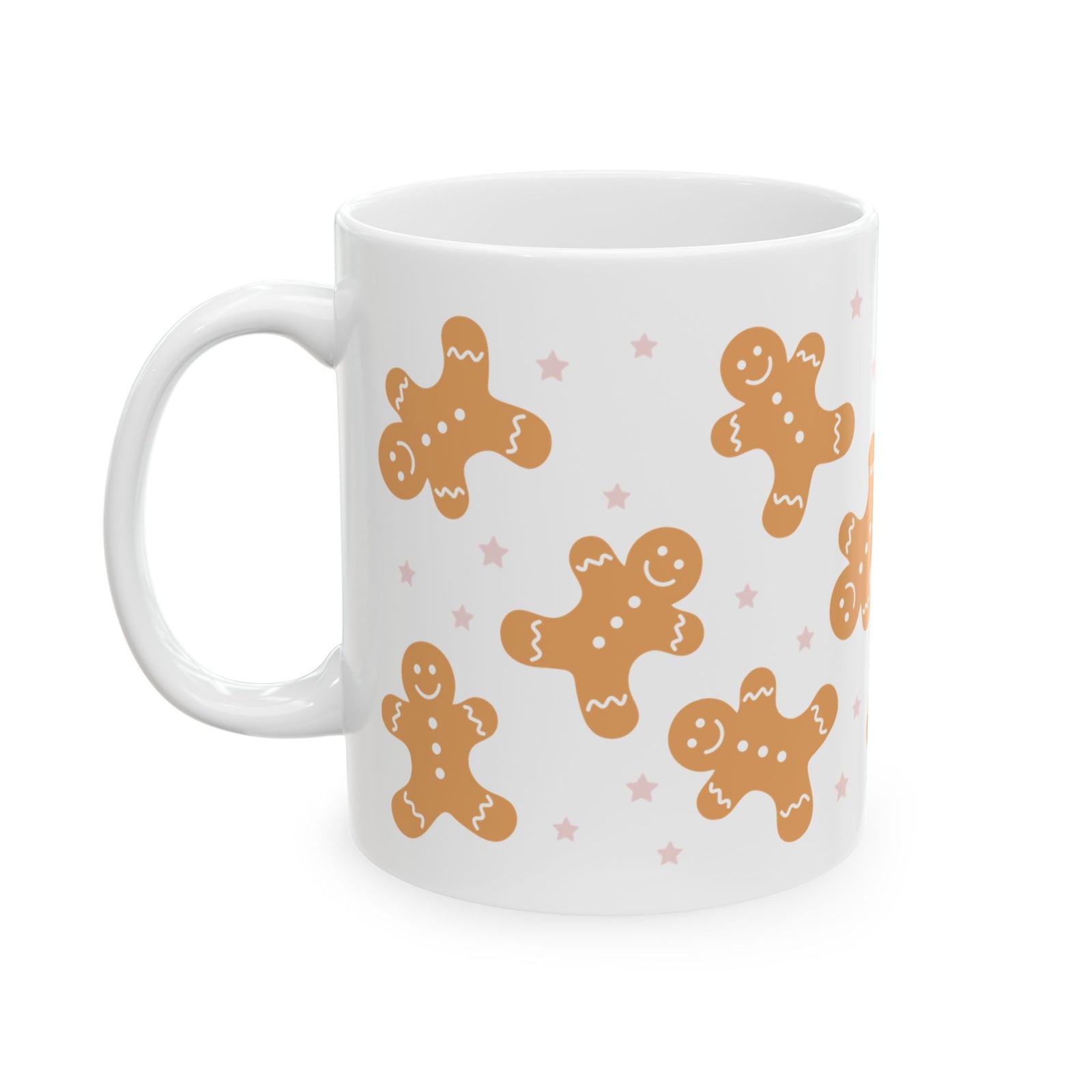 Christmas Gingerbread Cookies Ceramic Mug Coffee Cup (11oz & 15oz)