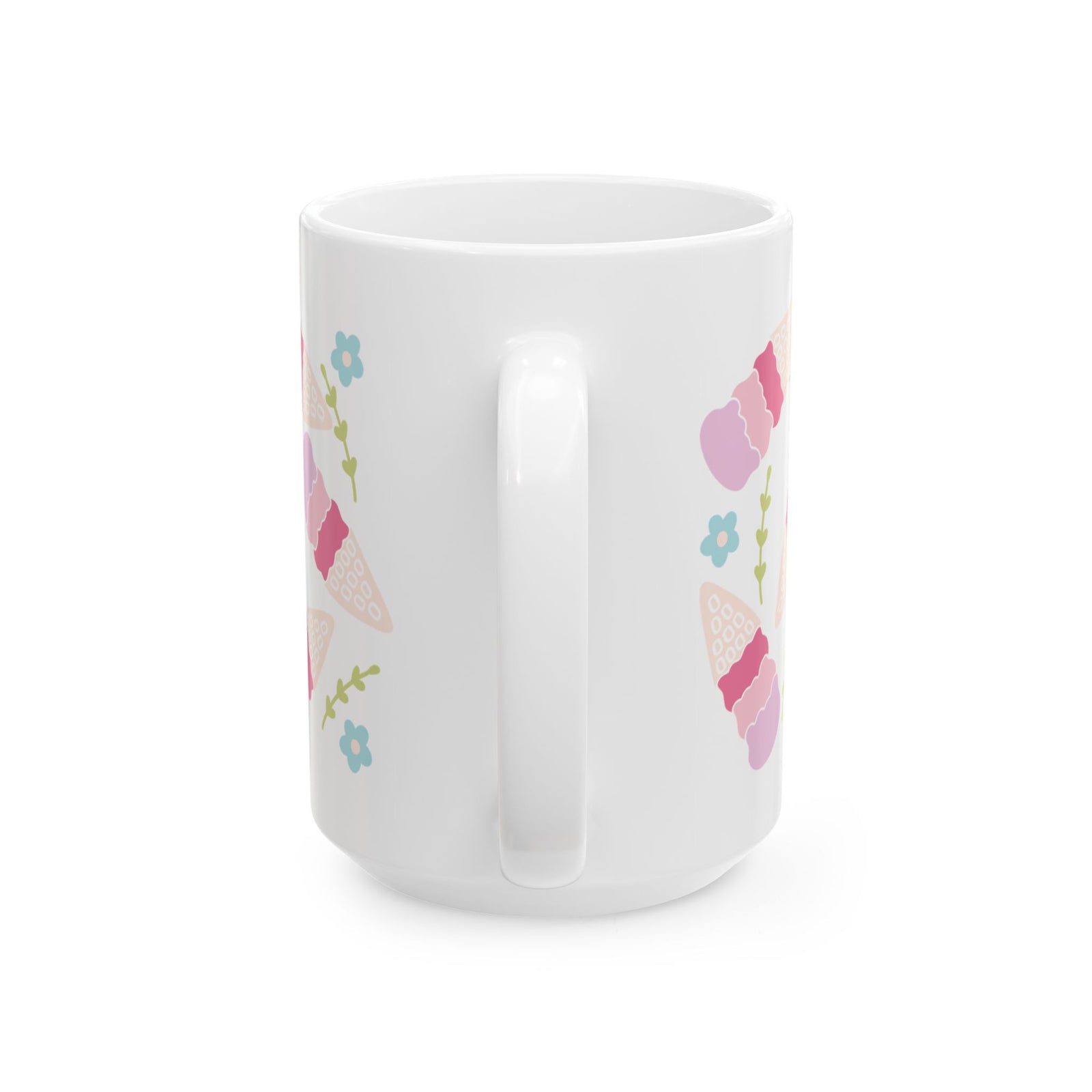 Ice Cream Cones Cute Ceramic Mug Coffee Cup (11oz & 15oz)