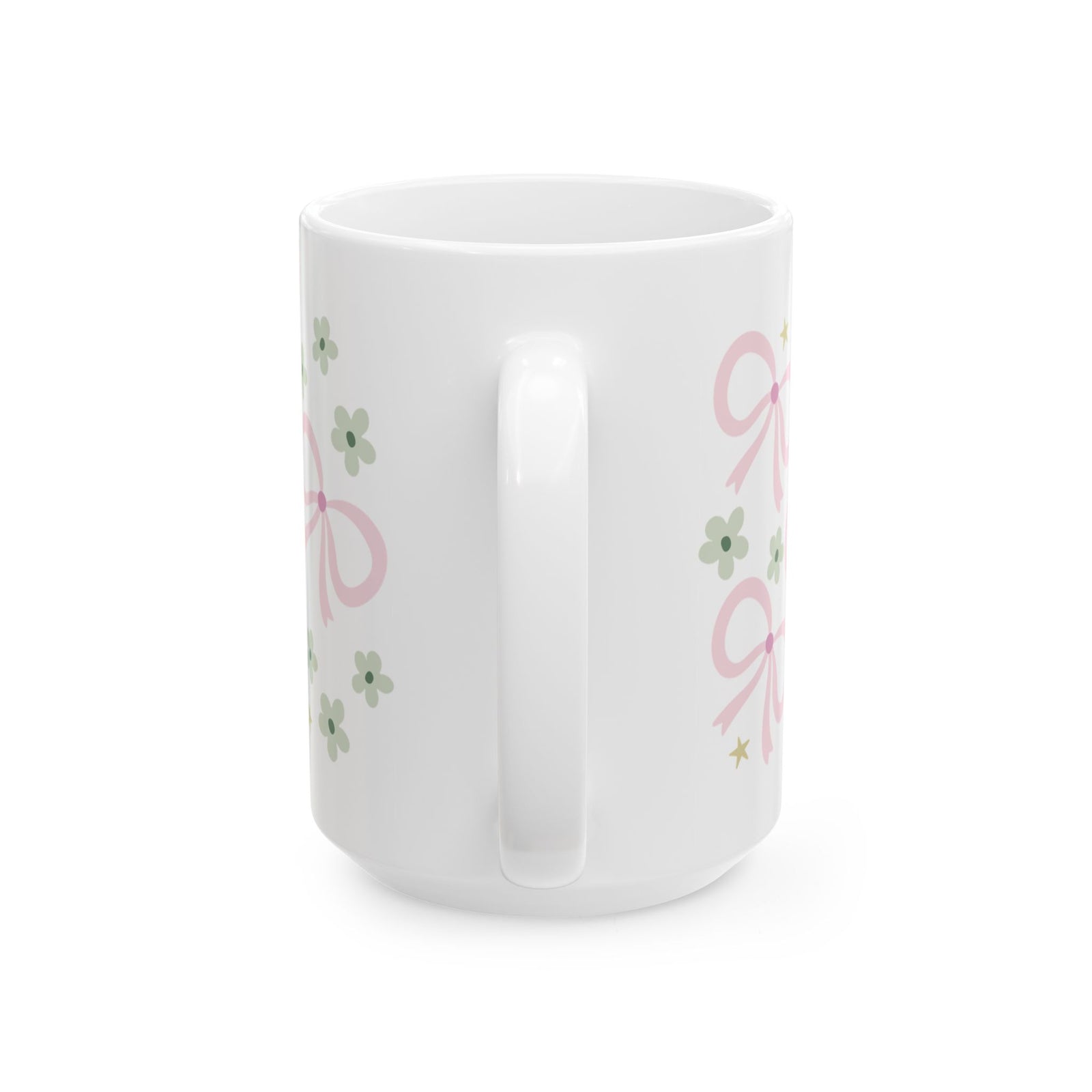 Spring Bows Cute Ceramic Mug Coffee Cup (11oz & 15oz)