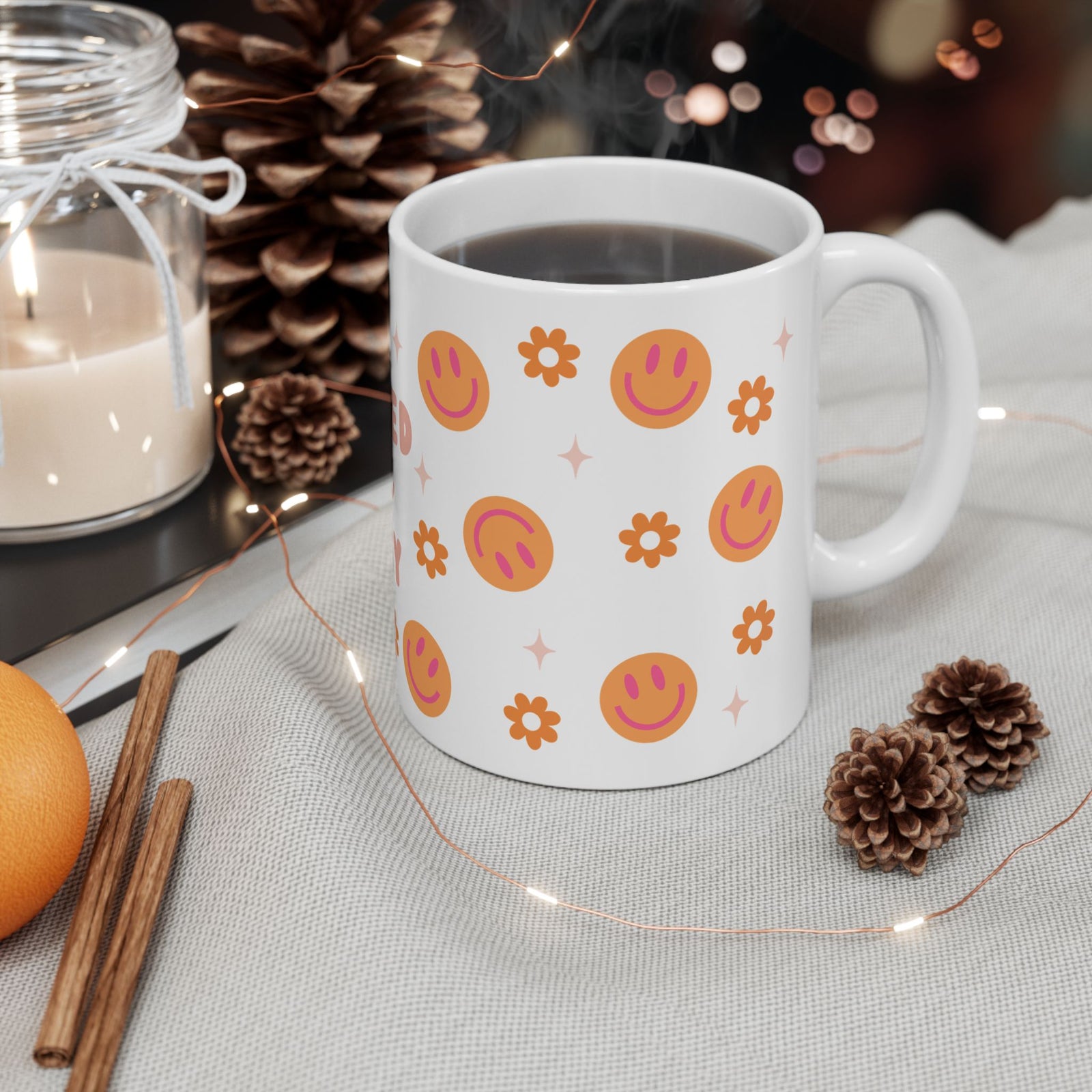 Tanned & Tipsy Cute Ceramic Mug Coffee Cup (11oz & 15oz)