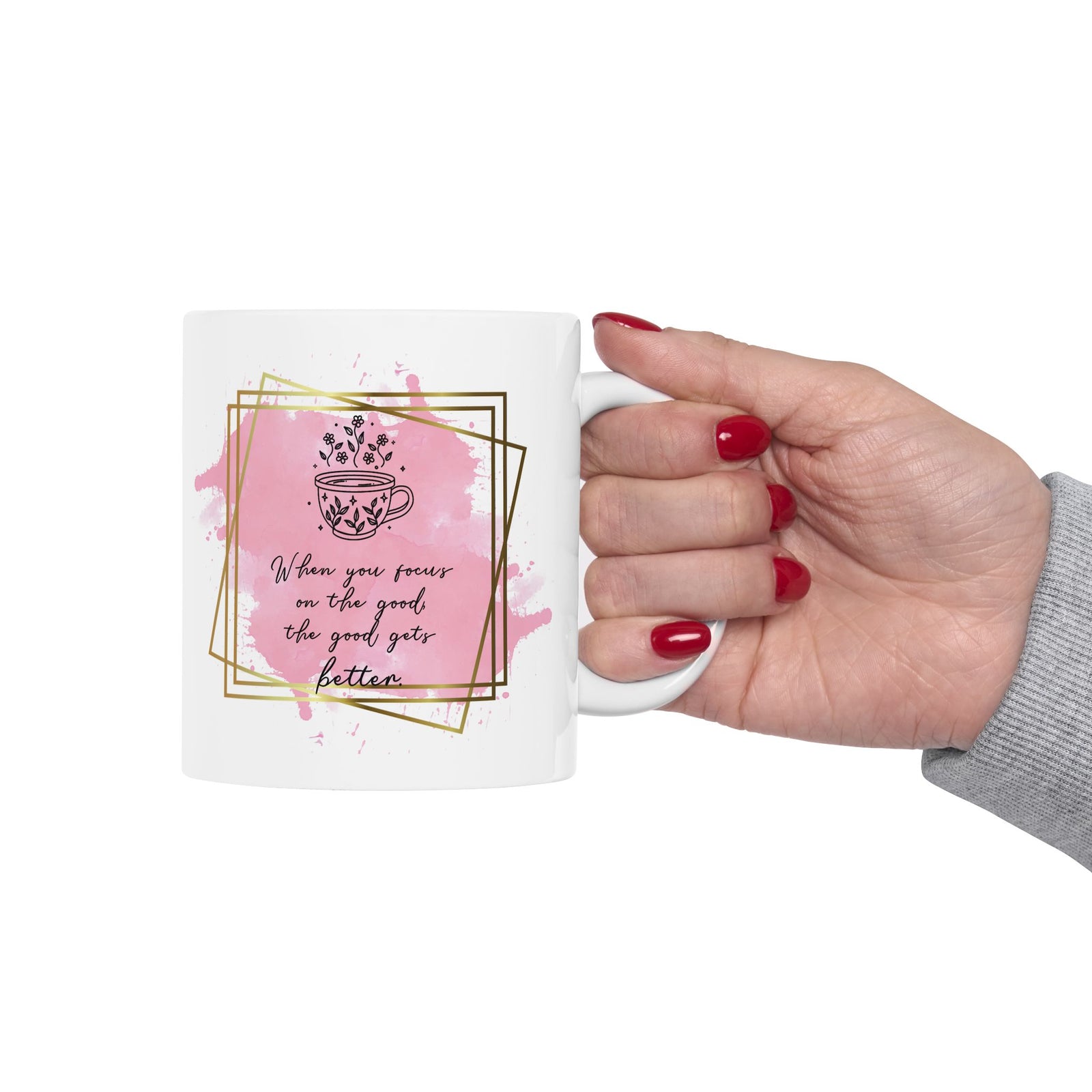 Focus on the Good Inspirational Mug Coffee Cup (11oz & 15oz) - Sydney So Sweet