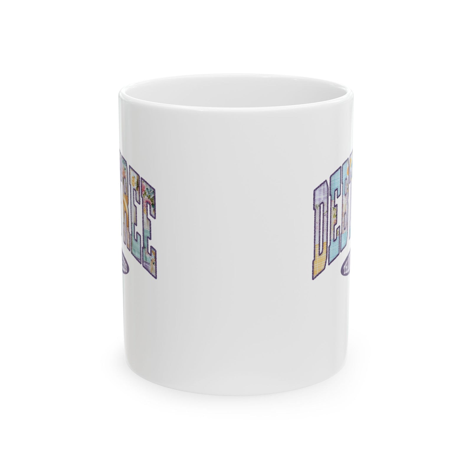 Debt Free Thank You Jesus Christian Ceramic Mug Coffee Cup (11oz & 15oz)