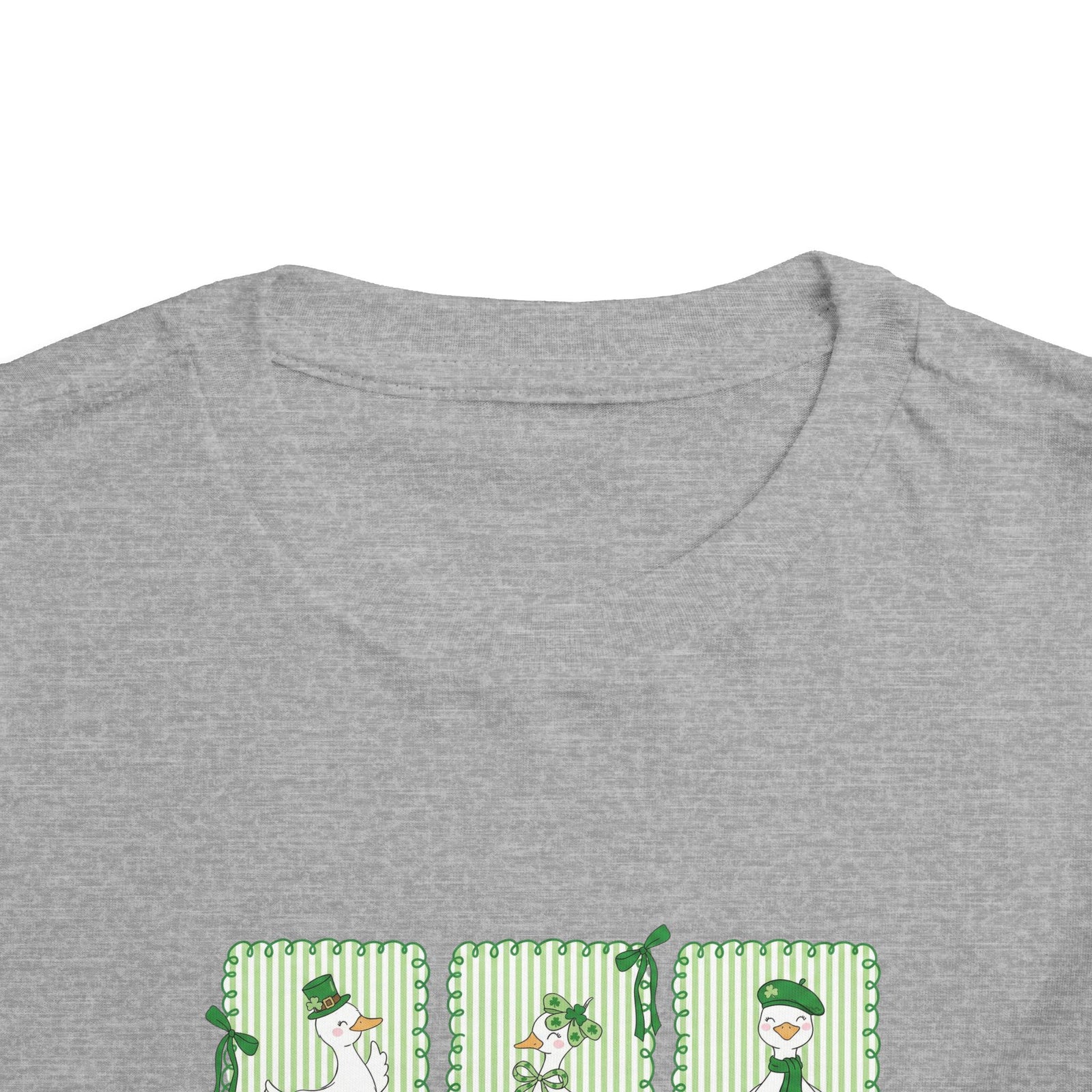 Lucky Little Goose Toddler Tee St. Patrick's Day Graphic T-Shirt