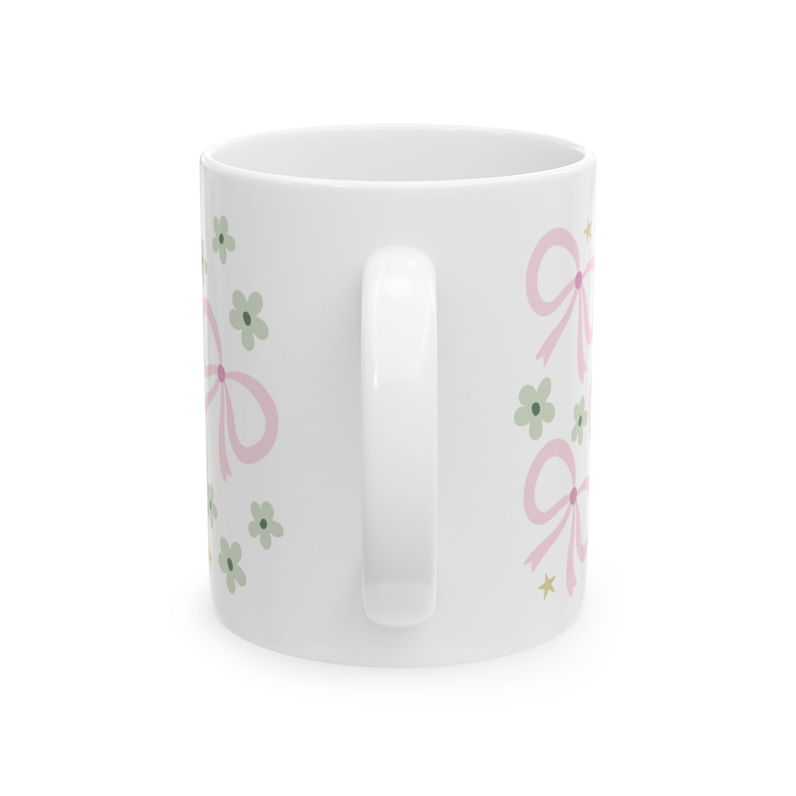 Spring Bows Cute Ceramic Mug Coffee Cup (11oz & 15oz)
