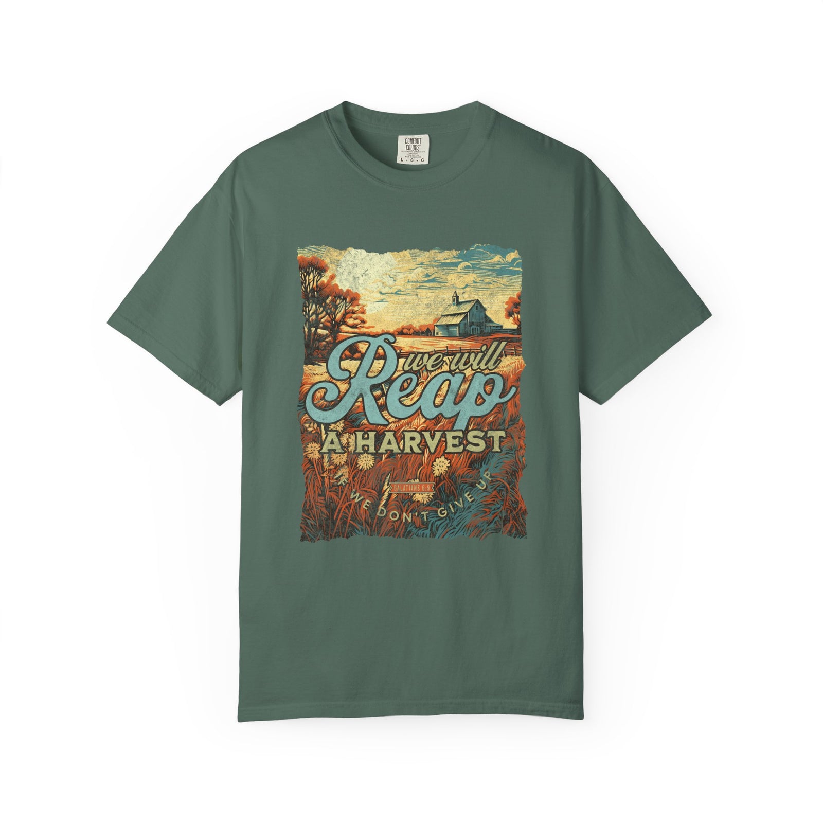 We Will Reap a Harvest T-Shirt Vintage Fall Christian Tee