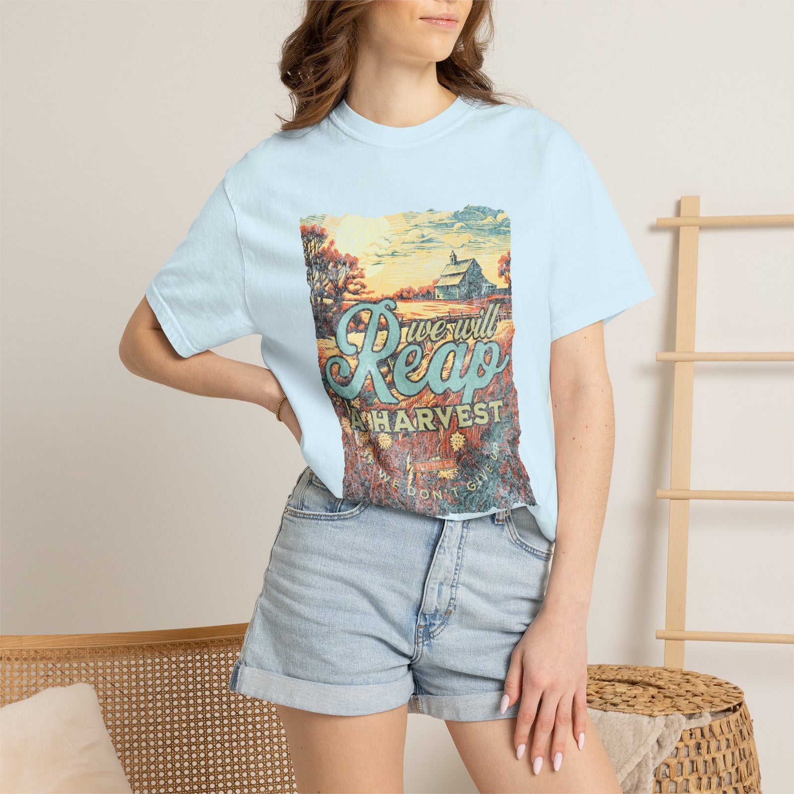 We Will Reap a Harvest T-Shirt Vintage Fall Christian Tee