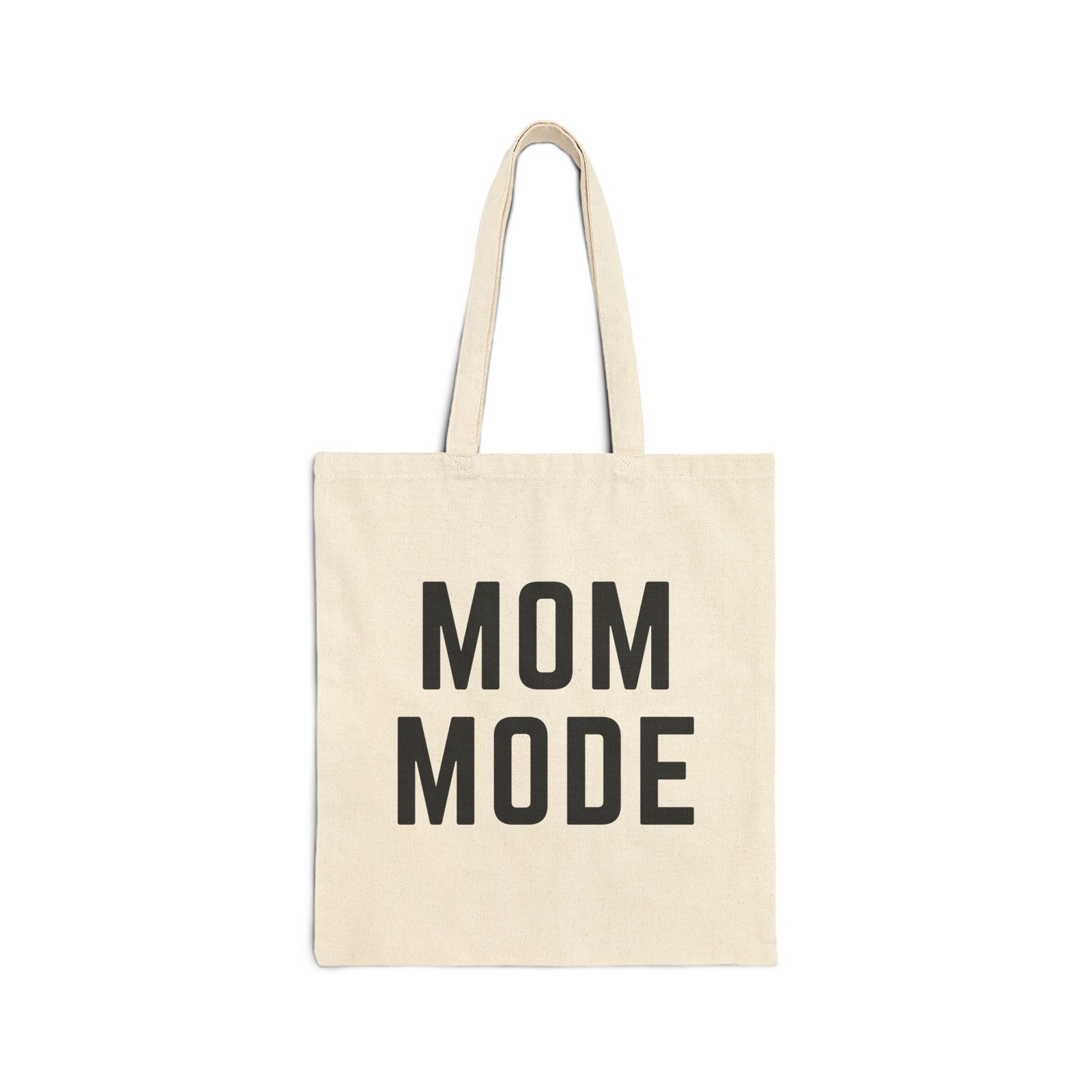 Mom Mode Cotton Shopping Bag for Moms Canvas Tote Bag