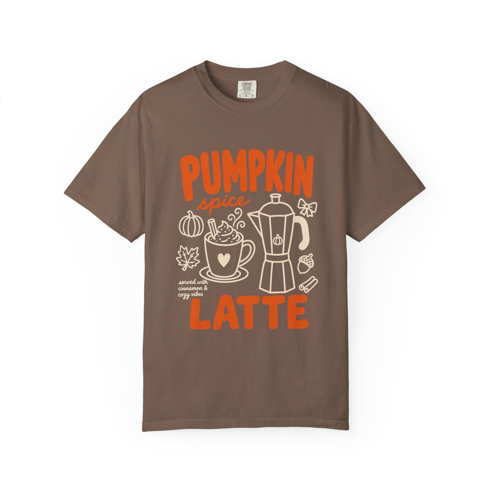 Pumpkin Spice Latte T‑Shirt Retro Fall Coffee Graphic Tee