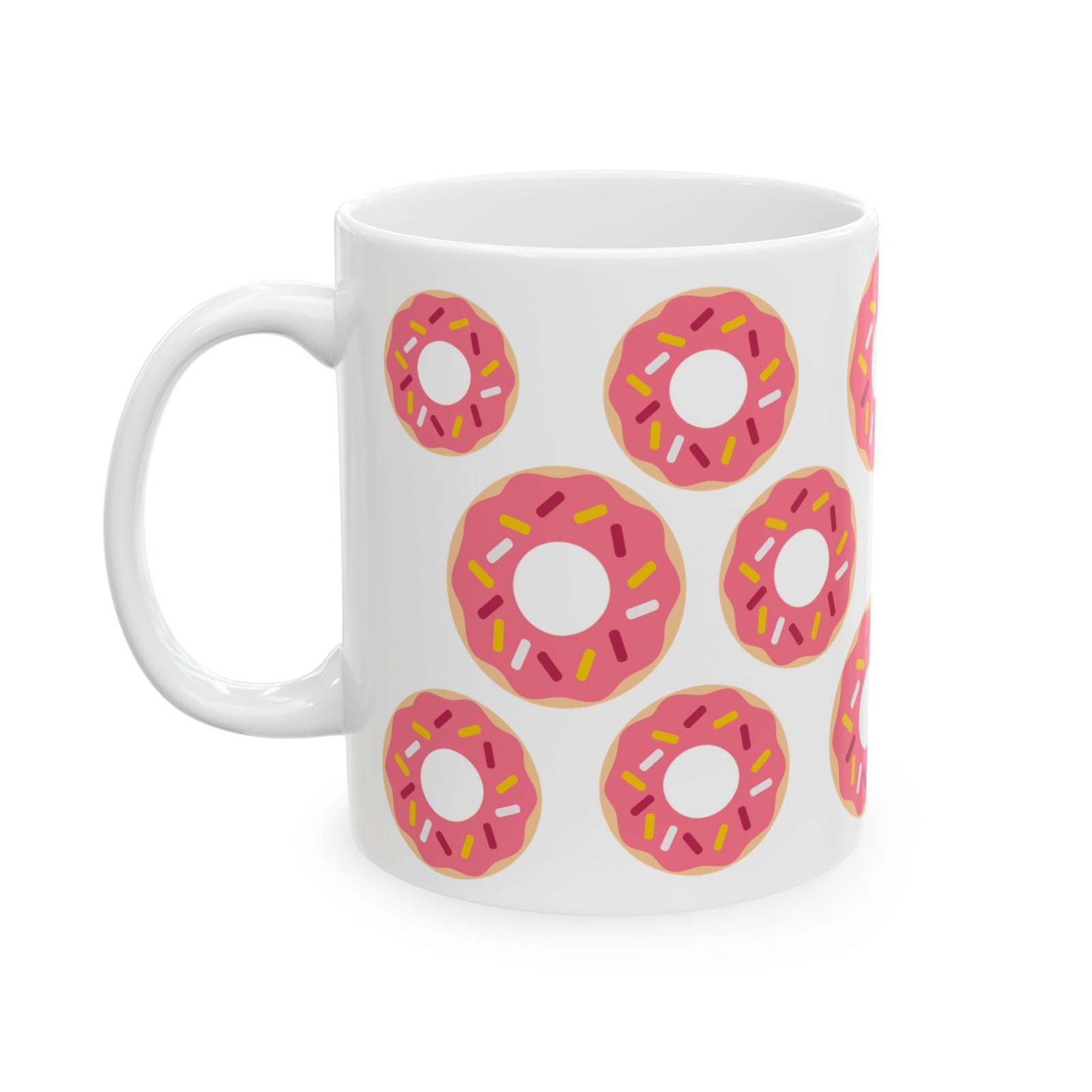 Donuts Cute Ceramic Mug Coffee Cup (11oz & 15oz)