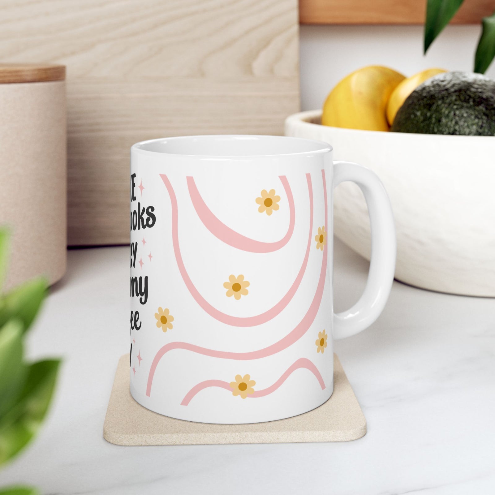 Books Spicy Coffee Icy Cute Ceramic Mug Coffee Cup (11oz & 15oz)