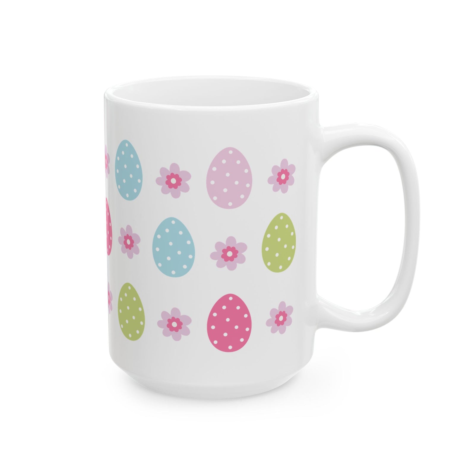 Retro Easter Egg Cute Ceramic Mug Coffee Cup (11oz & 15oz)