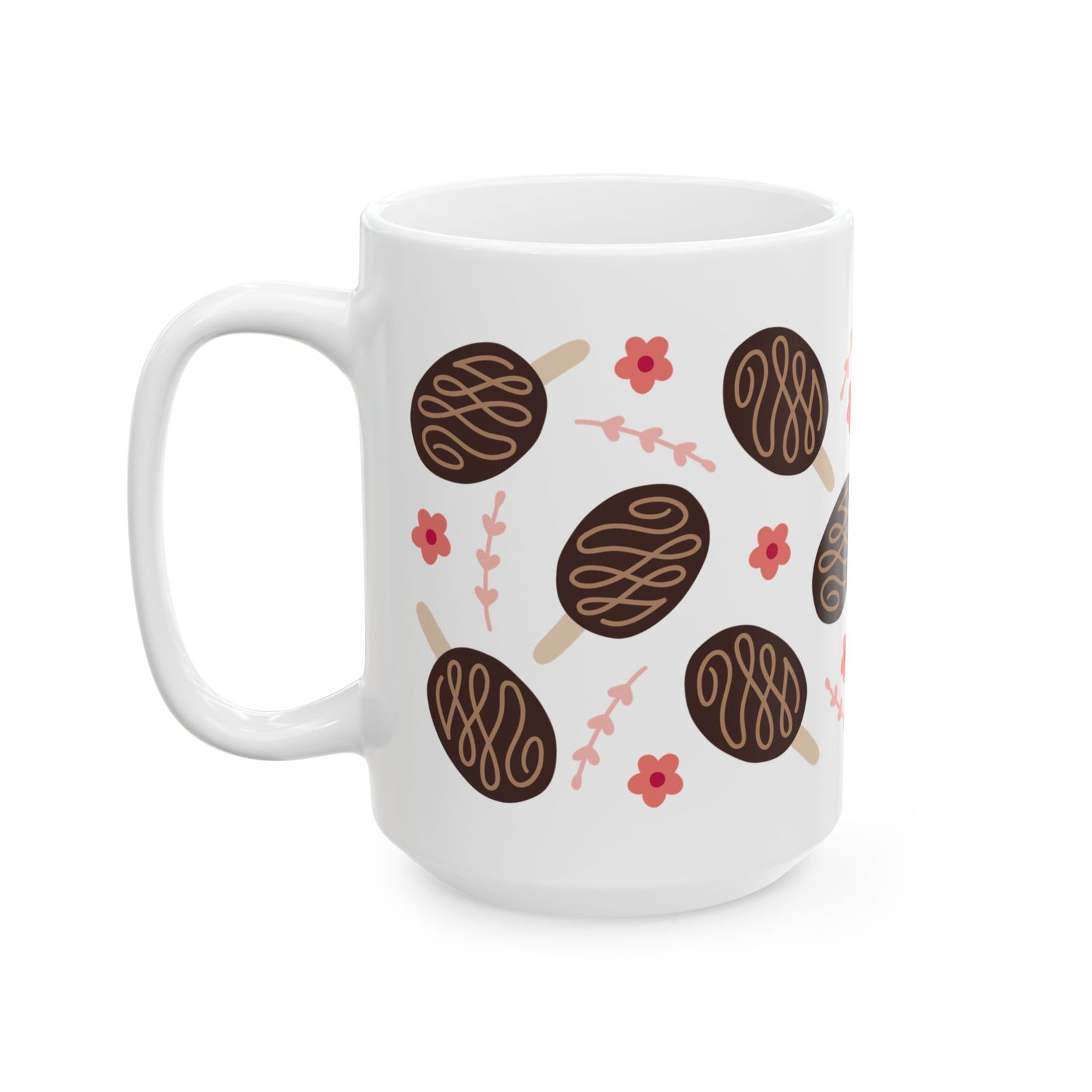 Fudge Pops Cute Ceramic Mug Coffee Cup (11oz & 15oz)