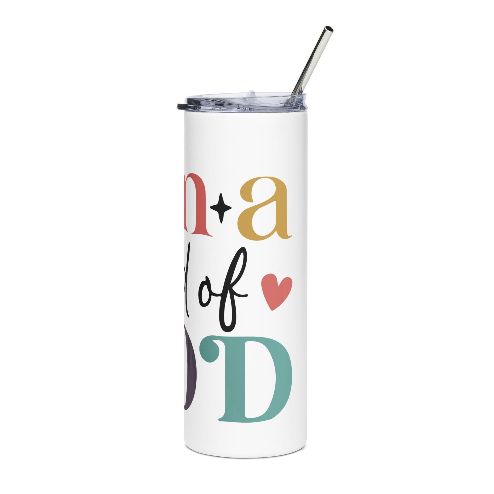 I Am A Child of God Stainless Steel Tumbler Inspirational Christian Travel Cup