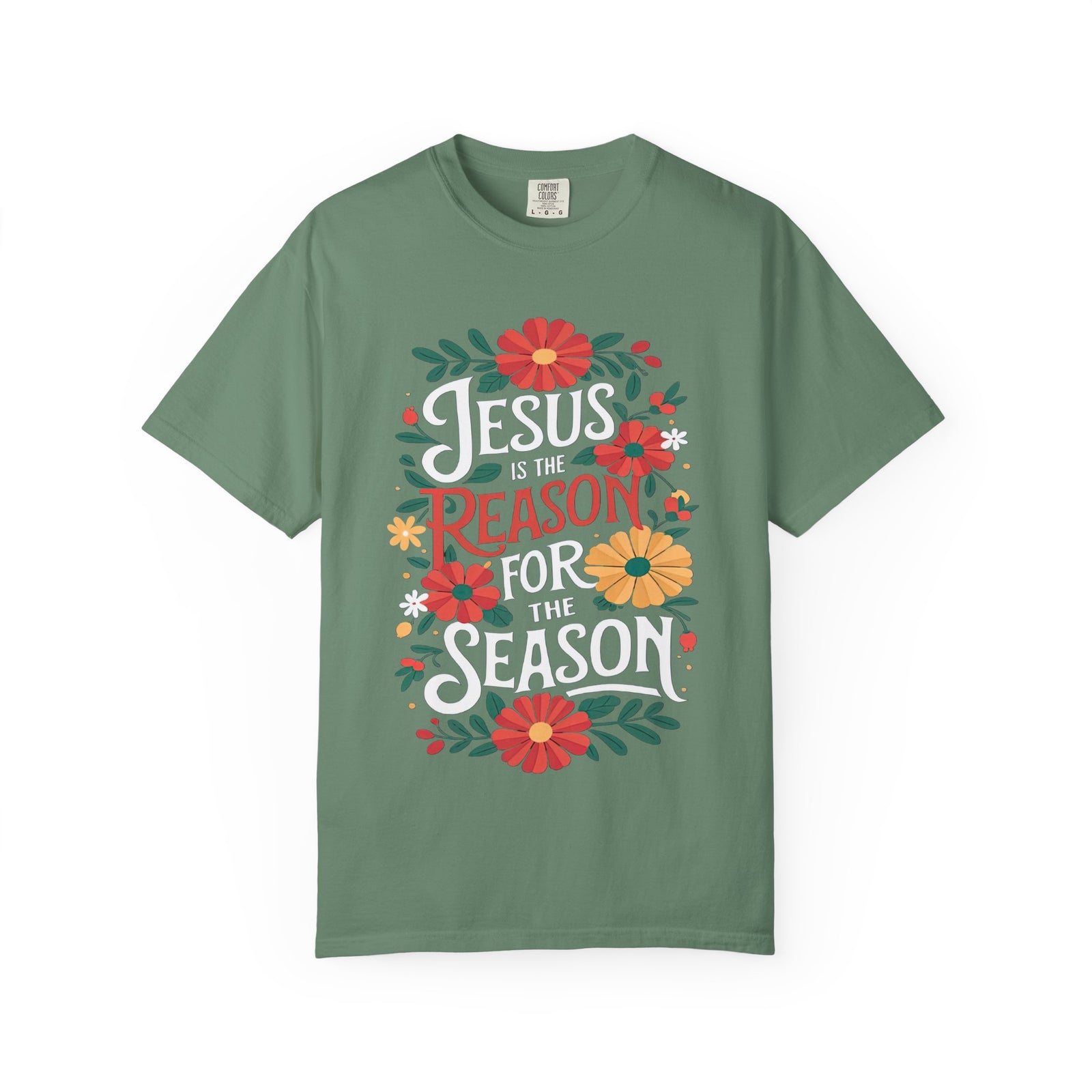 Jesus is the Reason for the Season Christmas T-Shirt Christian Graphic Tee