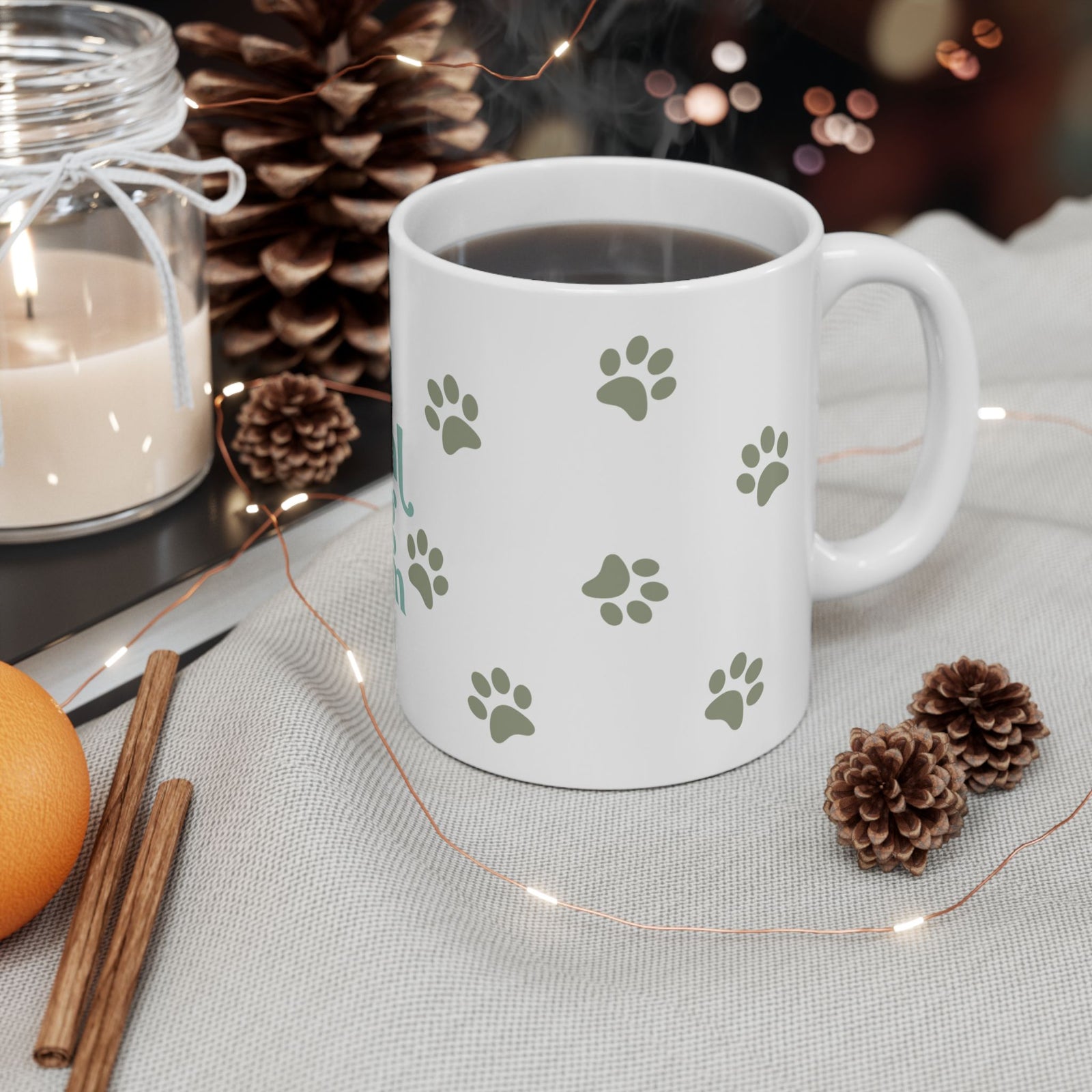 Anti Social Dog Mom Cute Ceramic Mug Coffee Cup (11oz & 15oz) - Sydney So Sweet