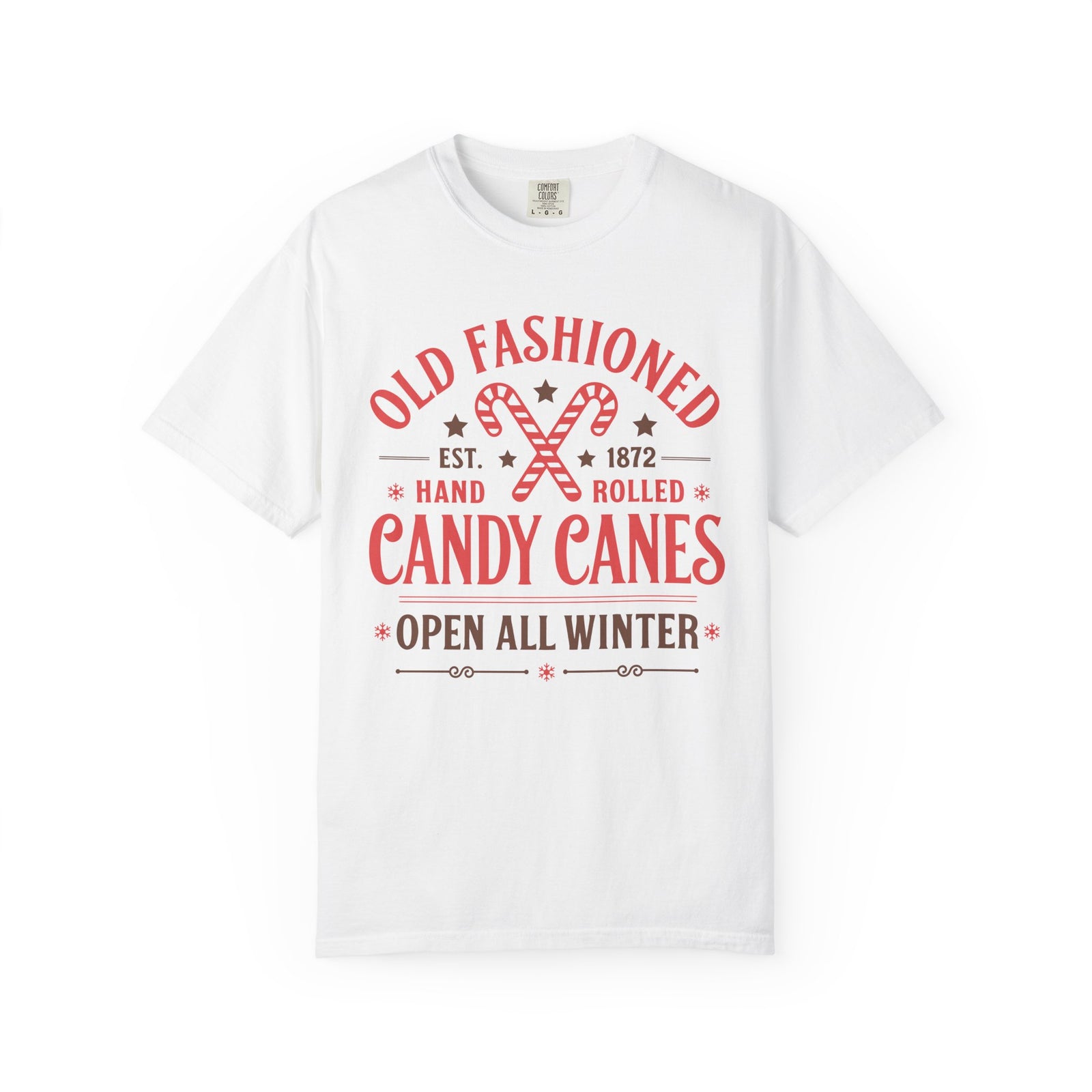 Old Fashioned Candy Canes Holiday Tee Vintage Charm Unisex Christmas T-Shirt - Sydney So Sweet