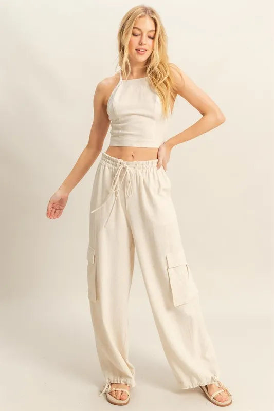 HYFVE Crop Top and Cargo Pants Set - Sydney So Sweet