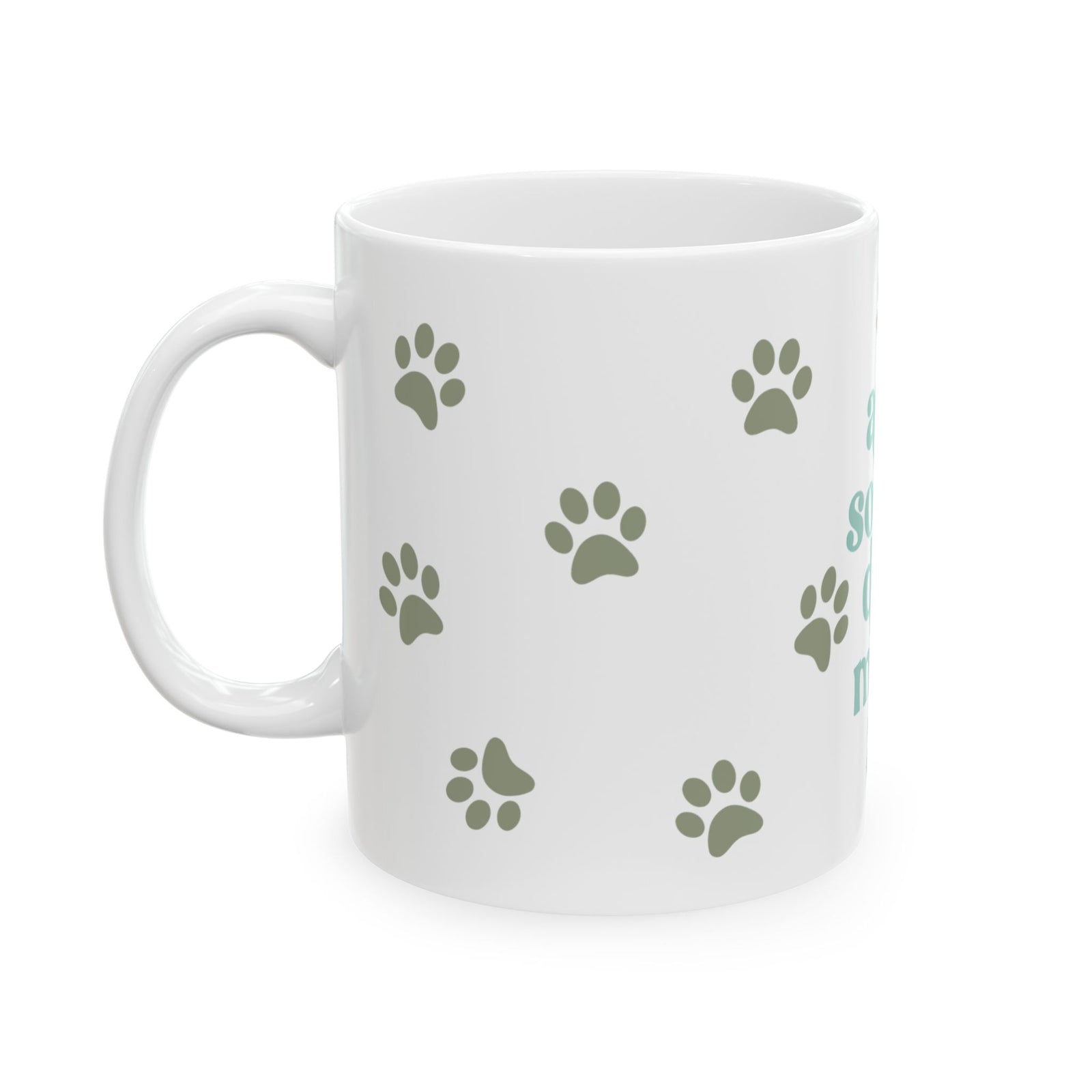 Anti Social Dog Mom Cute Ceramic Mug Coffee Cup (11oz & 15oz) - Sydney So Sweet