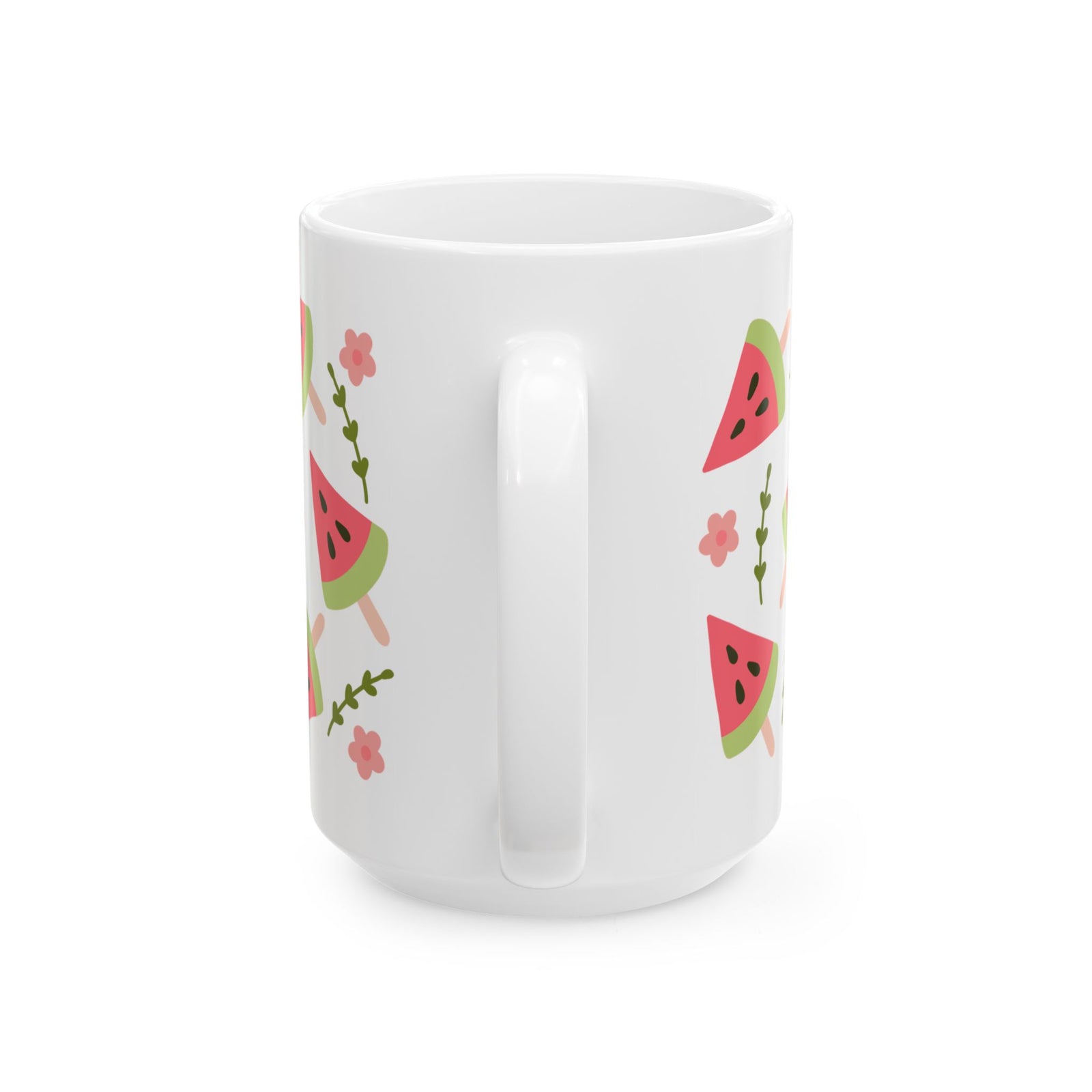 Watermelon Slice Cute Ceramic Mug Coffee Cup (11oz & 15oz)