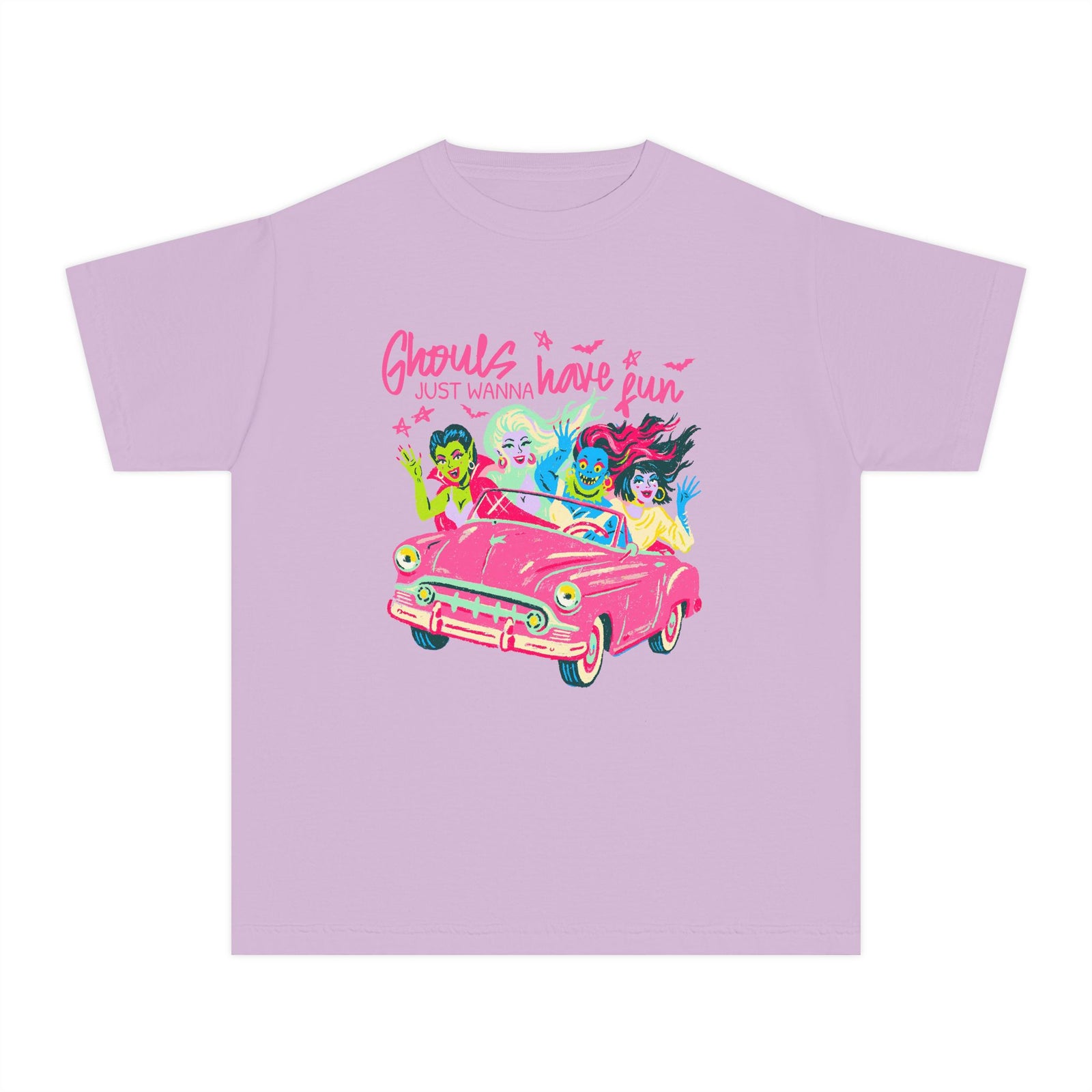 Ghouls Just Wanna Have Fun Halloween Monsters T-Shirt Fun Kids Graphic Tee