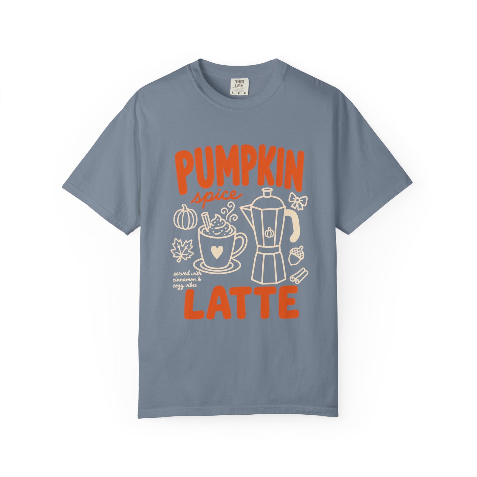 Pumpkin Spice Latte T‑Shirt Retro Fall Coffee Graphic Tee