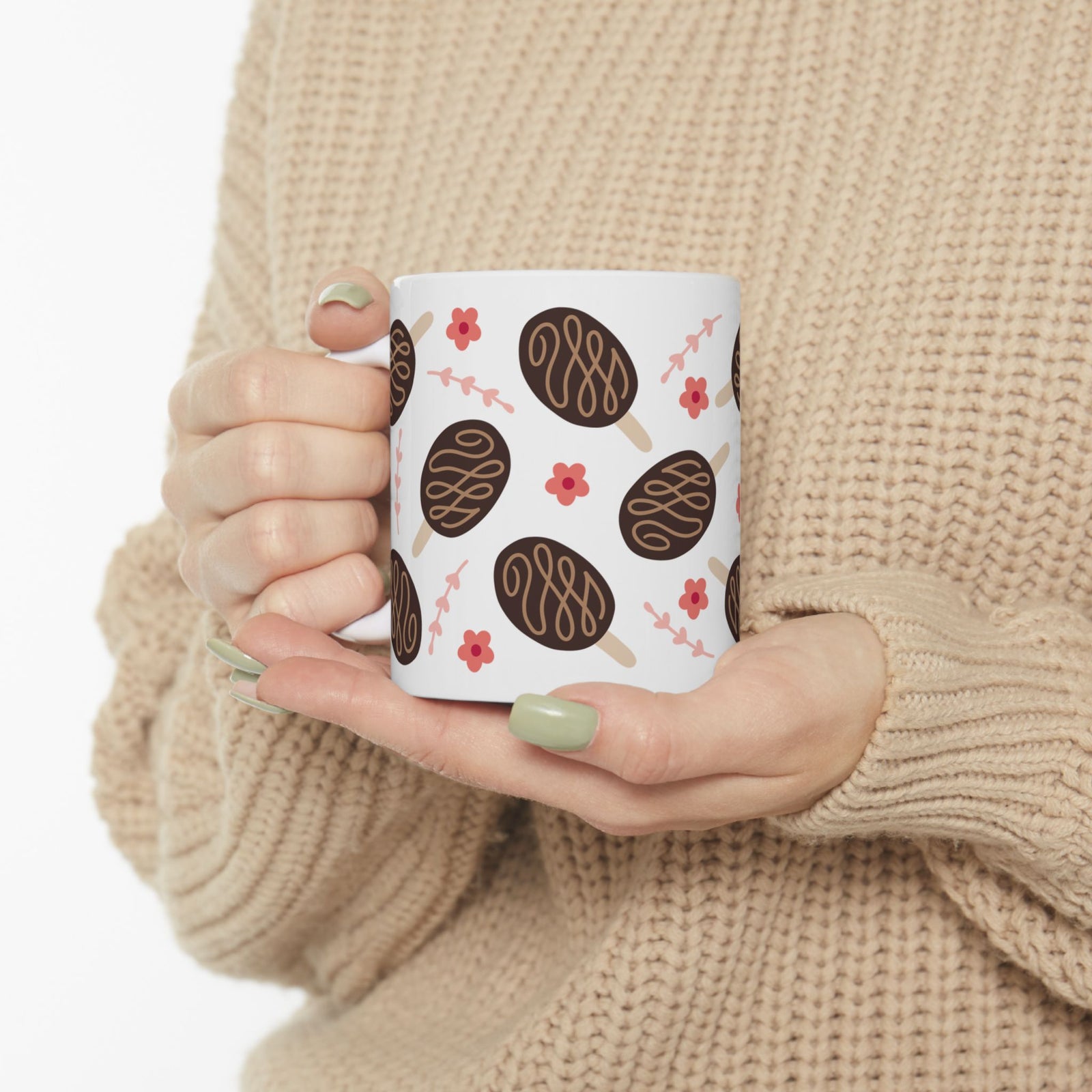 Fudge Pops Cute Ceramic Mug Coffee Cup (11oz & 15oz)