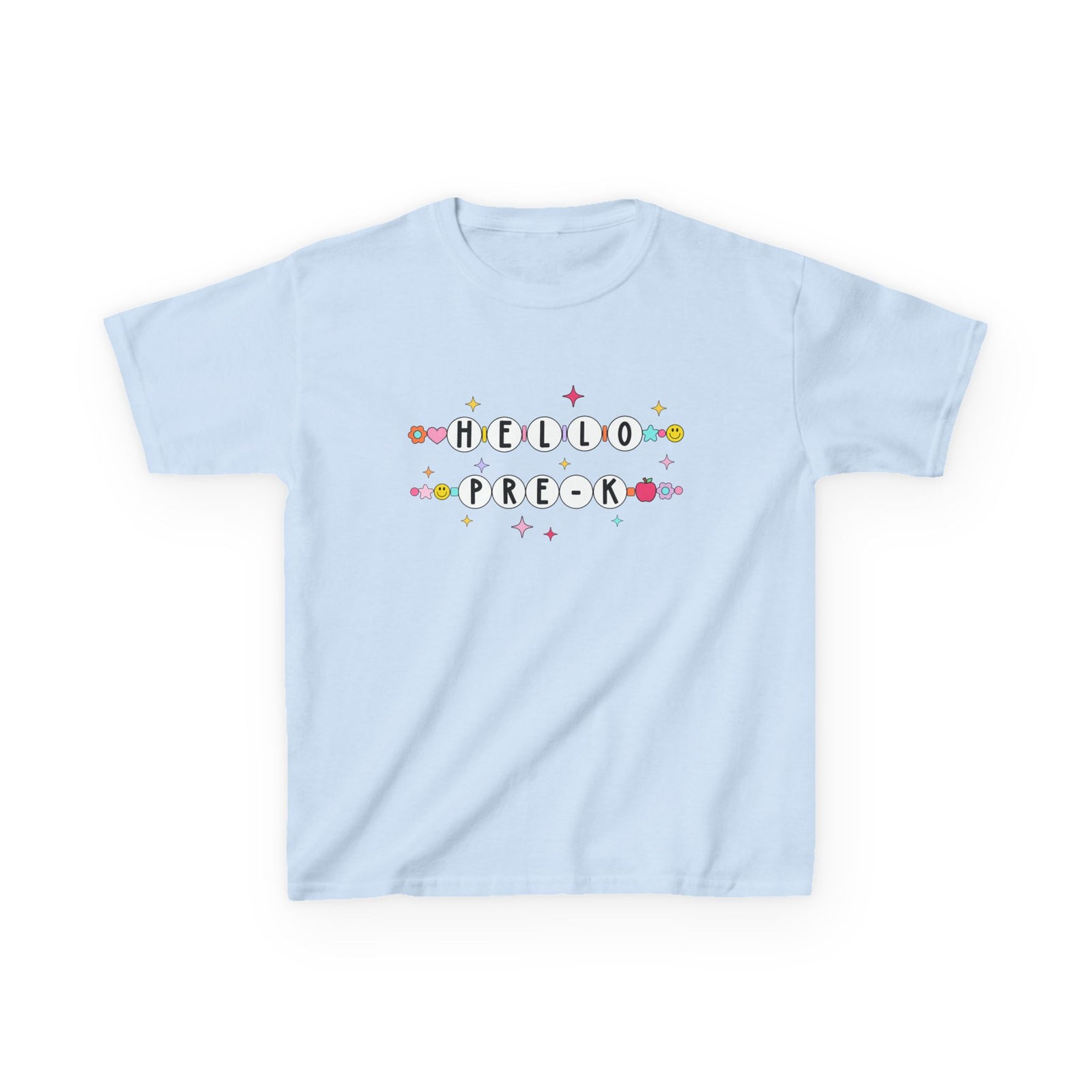 Friendship Bracelets Hello Pre-K Kids Tee Cute Preschool Back to School T-Shirt