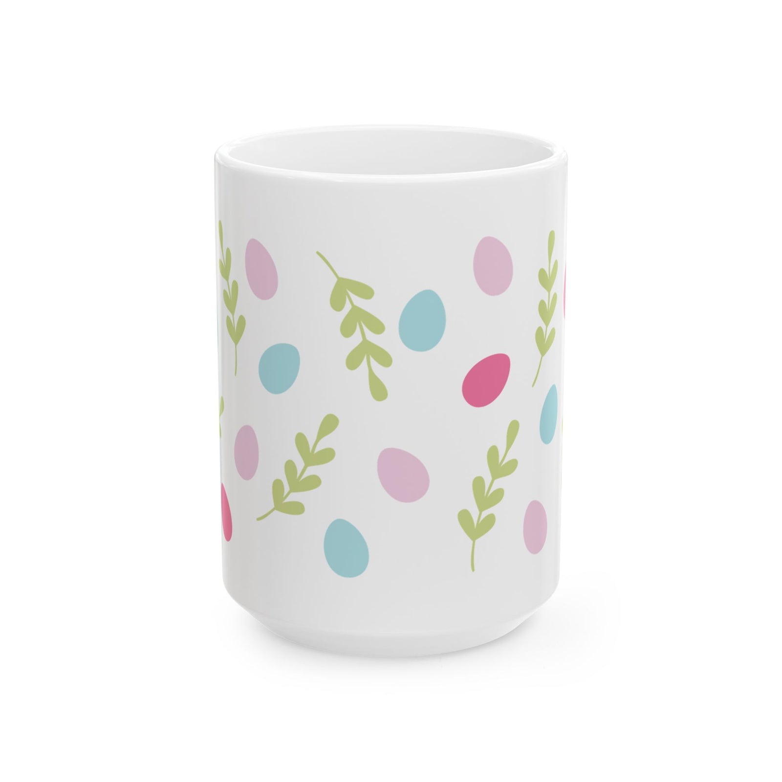 Egg Hunt Cute Ceramic Mug Coffee Cup (11oz & 15oz)