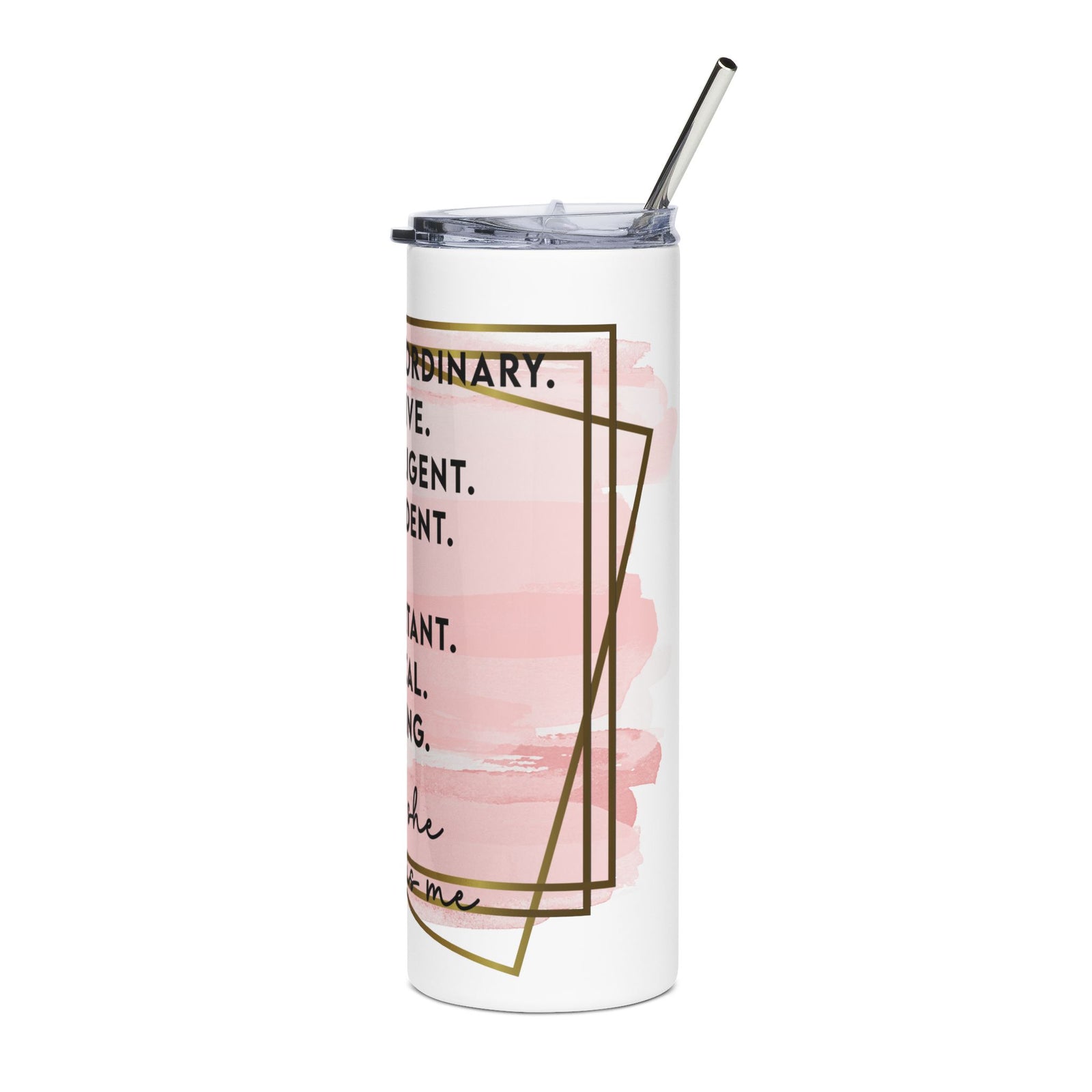 She is Me 20oz Stainless Tumbler Insulated Inspirational Travel Cup - Sydney So Sweet