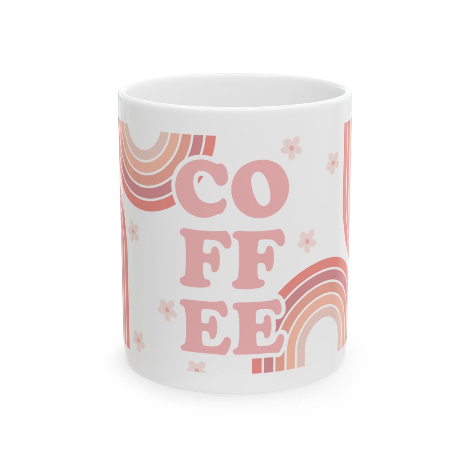 Boho Coffee Cute Ceramic Mug Coffee Cup (11oz & 15oz)