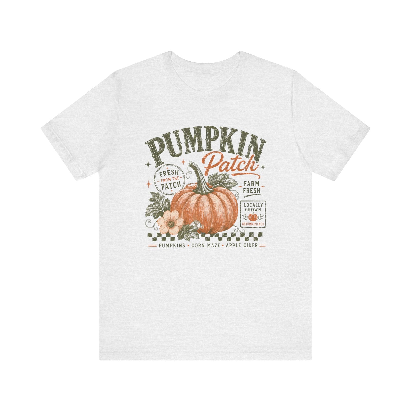 Pumpkin Patch Tee Vintage Fall Harvest Women's Graphic T-Shirt