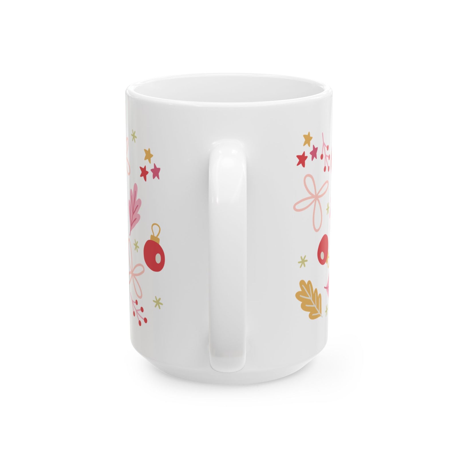 Cheerful Christmas Ceramic Mug Coffee Cup (11oz & 15oz)