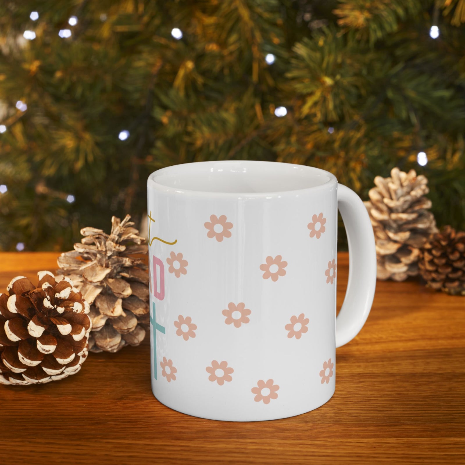 Spirit Lead Me Ceramic Mug — Inspirational Floral Christian Coffee Cup (11oz & 15oz) - Sydney So Sweet