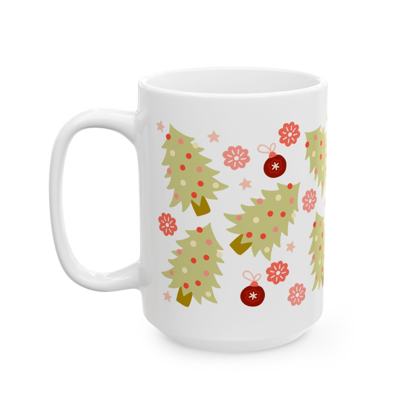 90's Christmas Ceramic Mug Coffee Cup (11oz & 15oz)