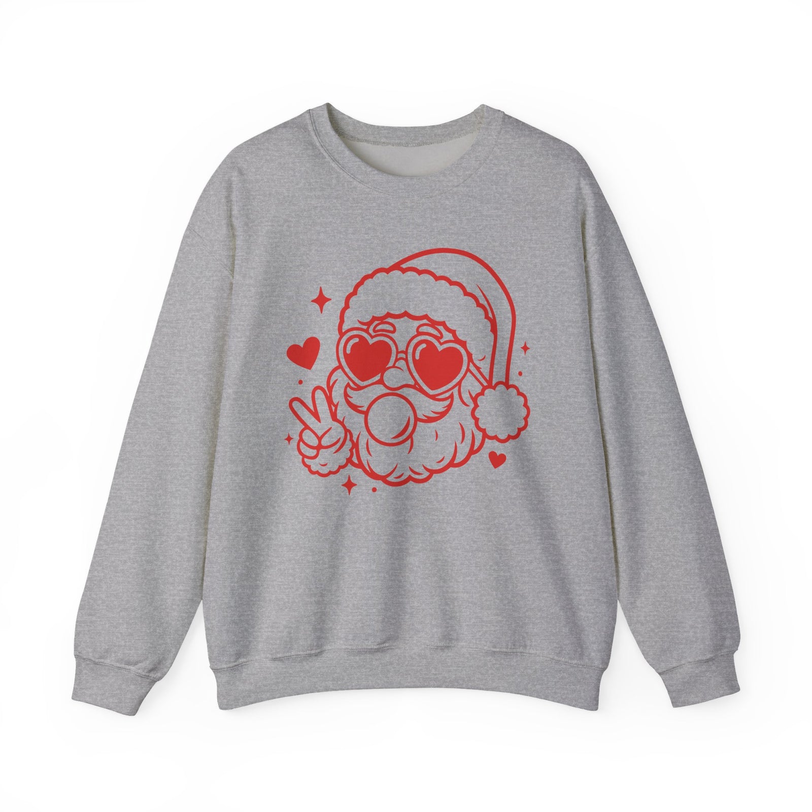 Cool Santa Baby Bubblegum Heavy Blend Women's Crewneck Cozy Christmas Graphic Sweatshirt - Sydney So Sweet