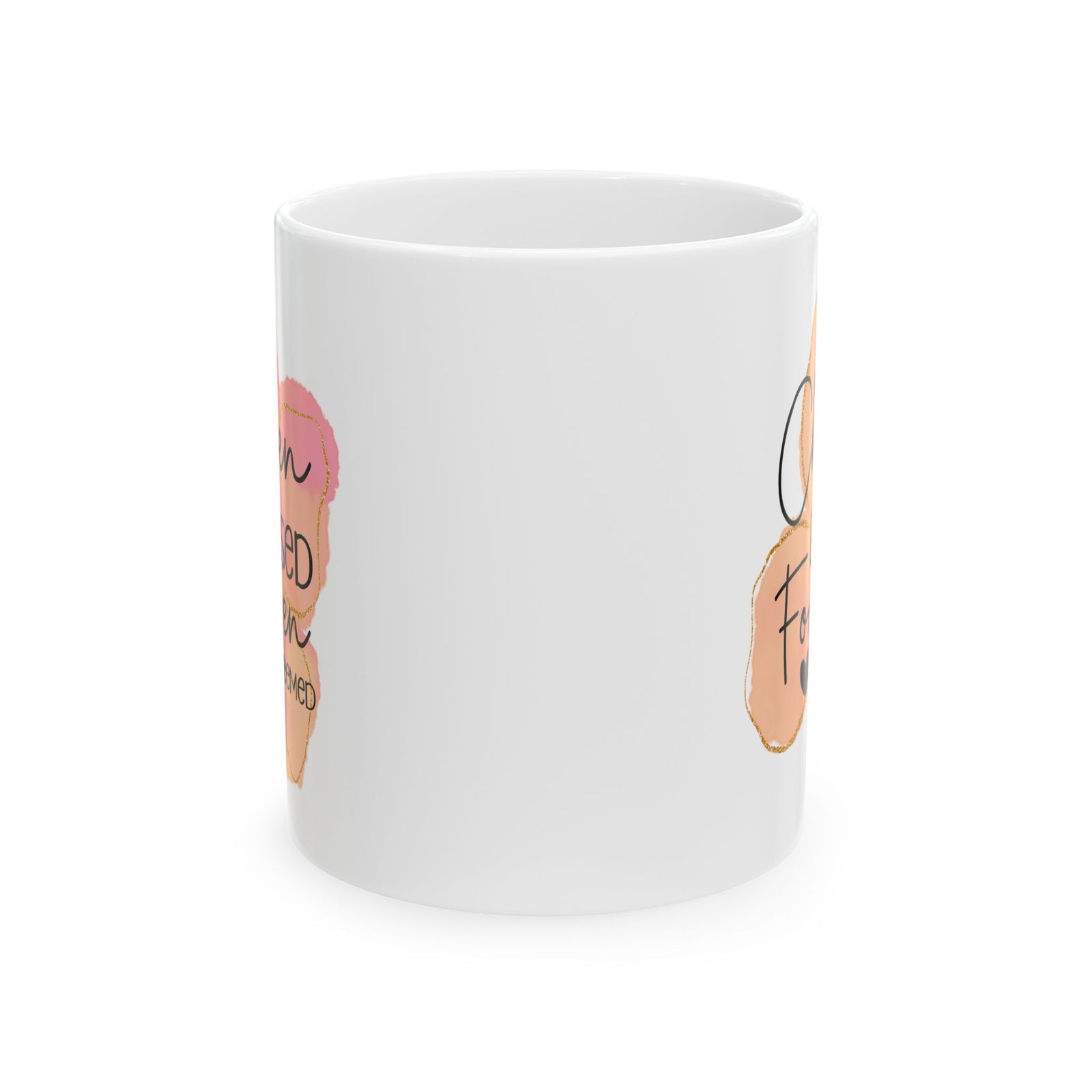 Ceramic Mug — Chosen Blessed Forgiven Redeemed Christian Coffee Cup - Sydney So Sweet