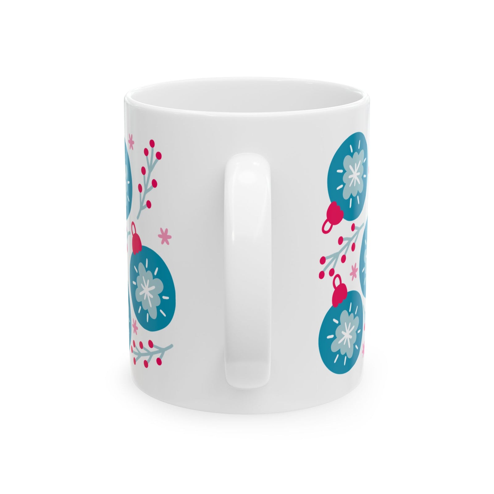 Opulent Ornaments Christmas Ceramic Mug Coffee Cup (11oz & 15oz)