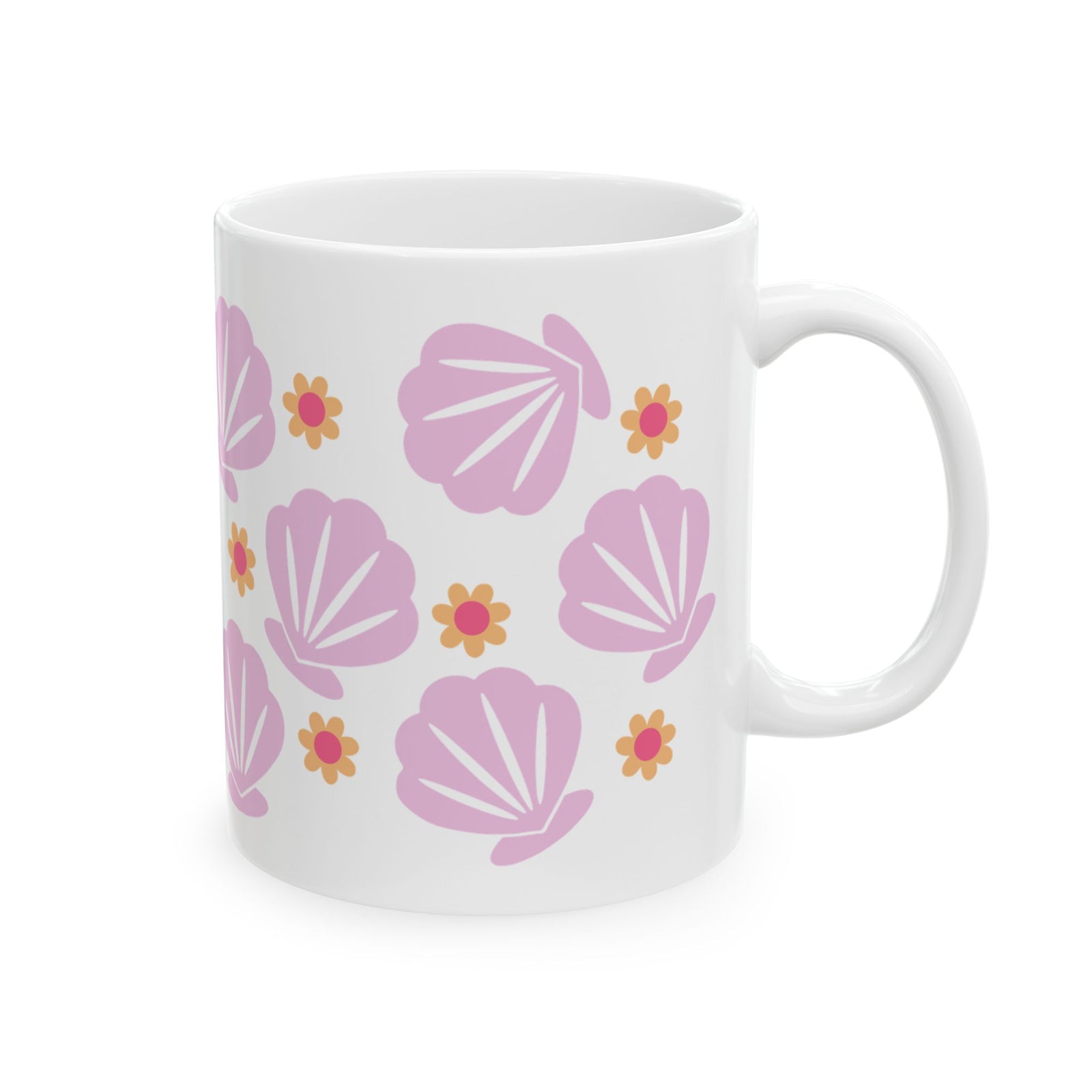 Shells Cute Ceramic Mug Coffee Cup (11oz & 15oz)